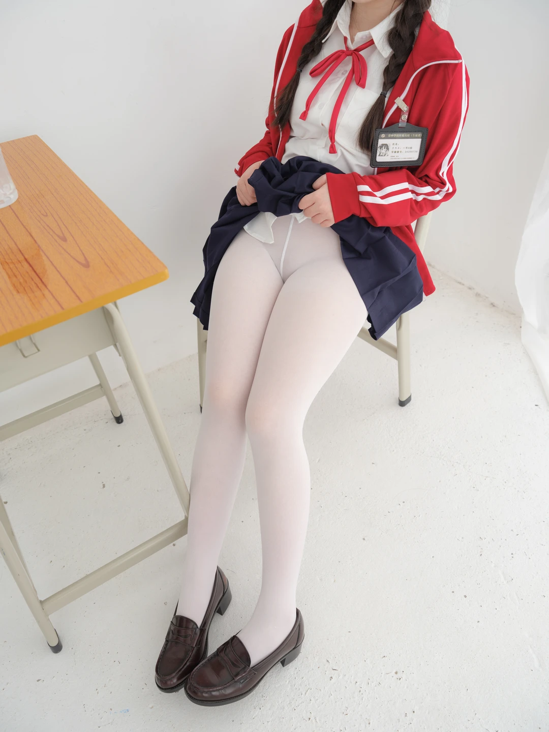 Special Plan Internal VIP Milk Tea White Stockings School Uniform [60P1V+2.95G] (60 photos) - Photo 56 of 60