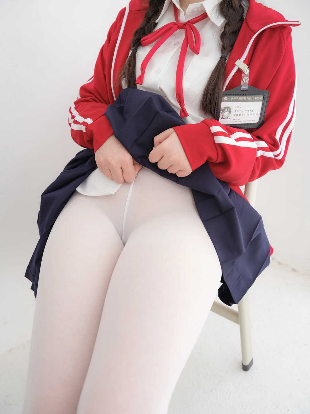 Special Plan Internal VIP Milk Tea White Stockings School Uniform [60P1V+2.95G] (60 photos) - Photo 59 of 60