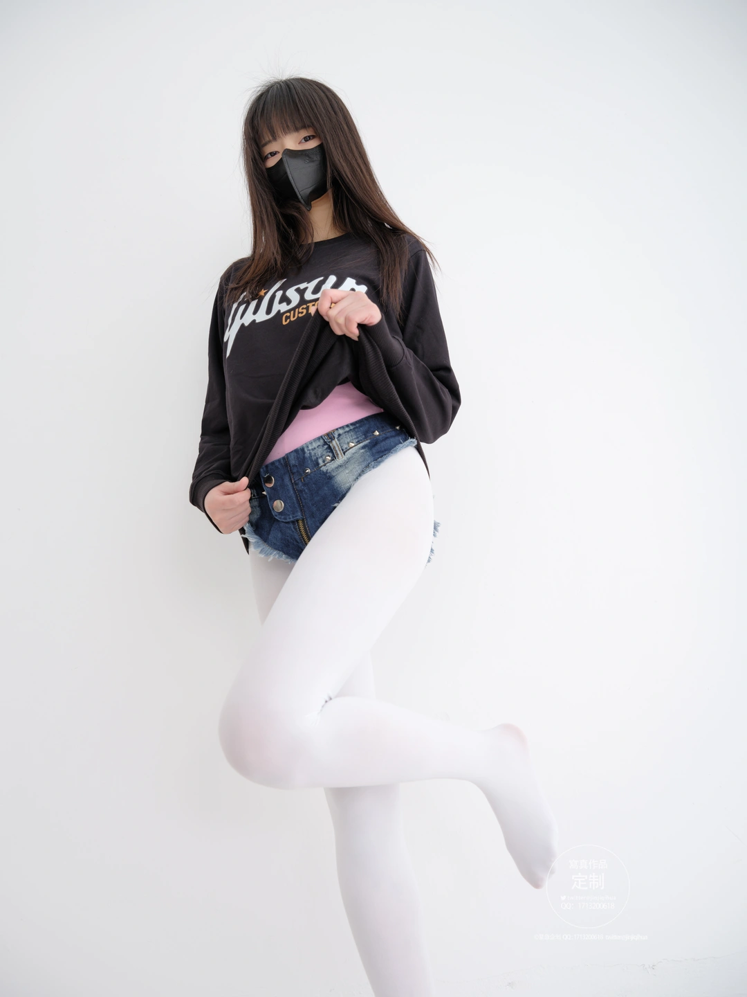 Emergency Project No.034 EX-001 Jinx W White Stockings Cowgirl Shorts (79 photos) - Photo 72 of 79