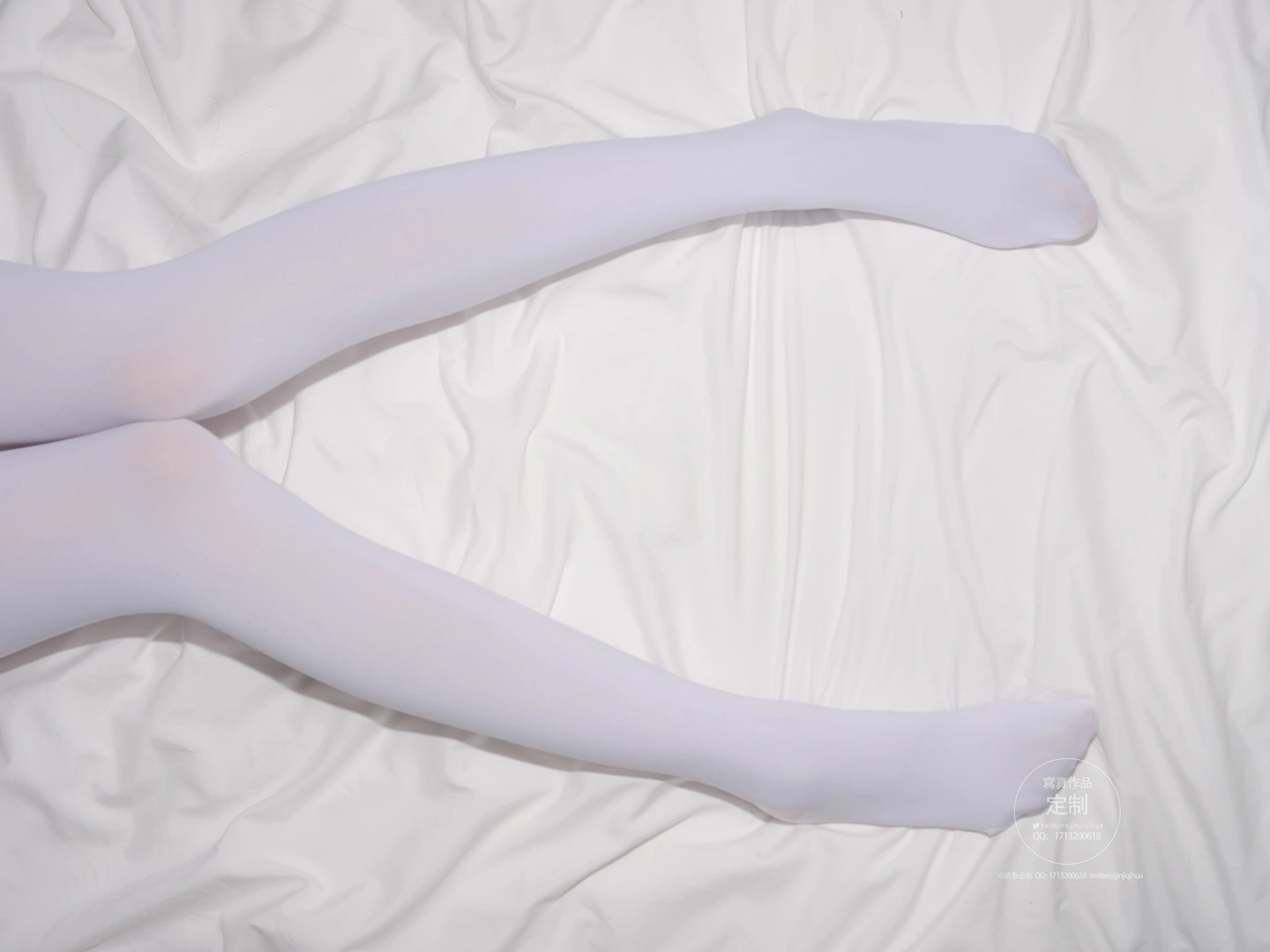 Emergency Project No.035 Vol.020 Miao Miao Zi White Stockings (48 photos) - Photo 1 of 48