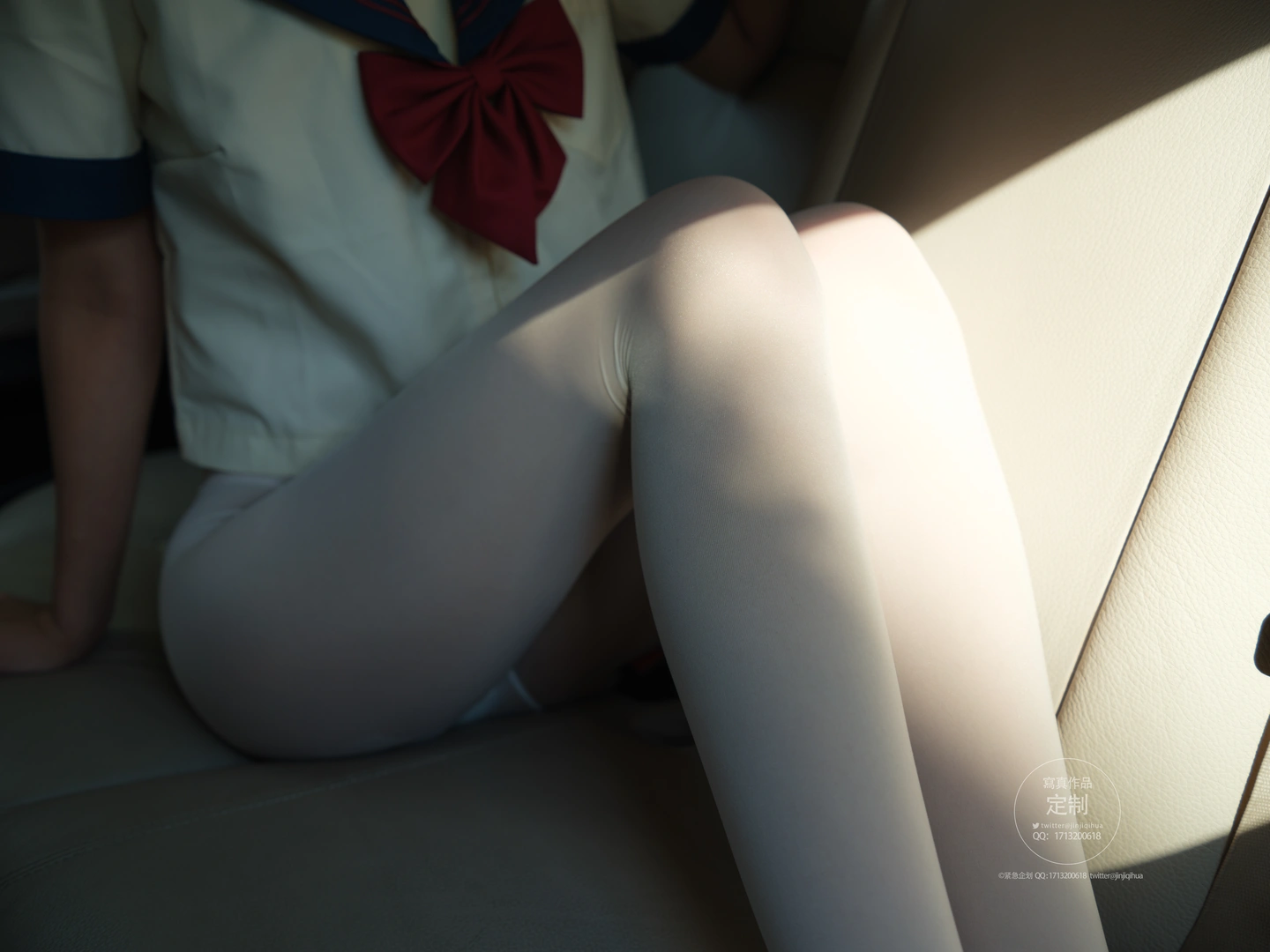 Emergency Project No.045 Miao Miao Zi In-Car White Stockings (88 photos) - Photo 83 of 88