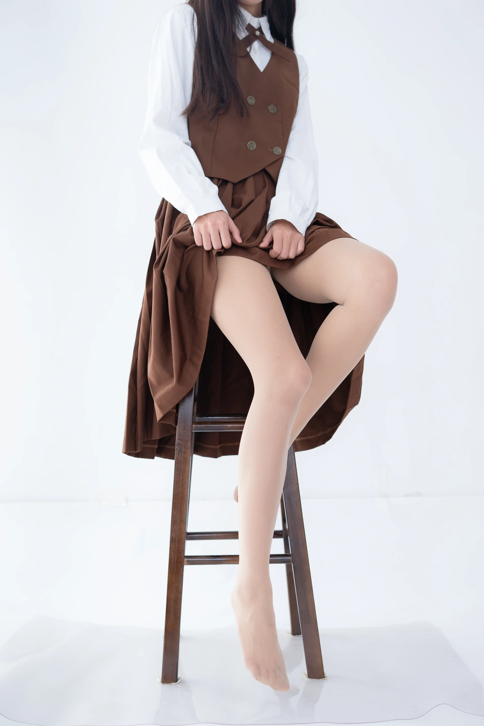 Emergency Project No.051 Miao Miao Zi Brown JK Skirt (48 photos) - Photo 6 of 48