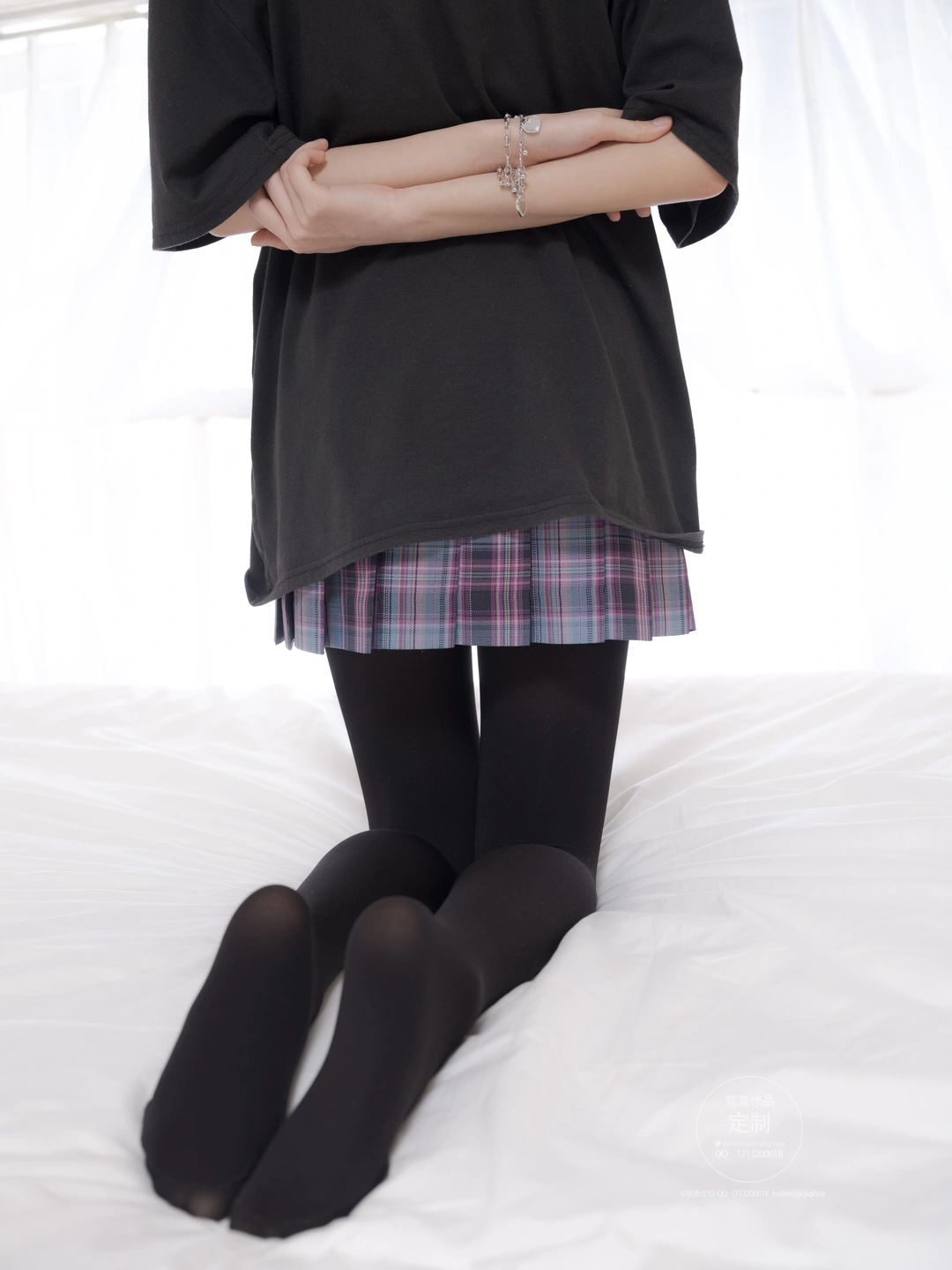 Emergency Project Y-001 JK Black Stockings [97P+1V/ (97 photos) - Photo 97 of 97