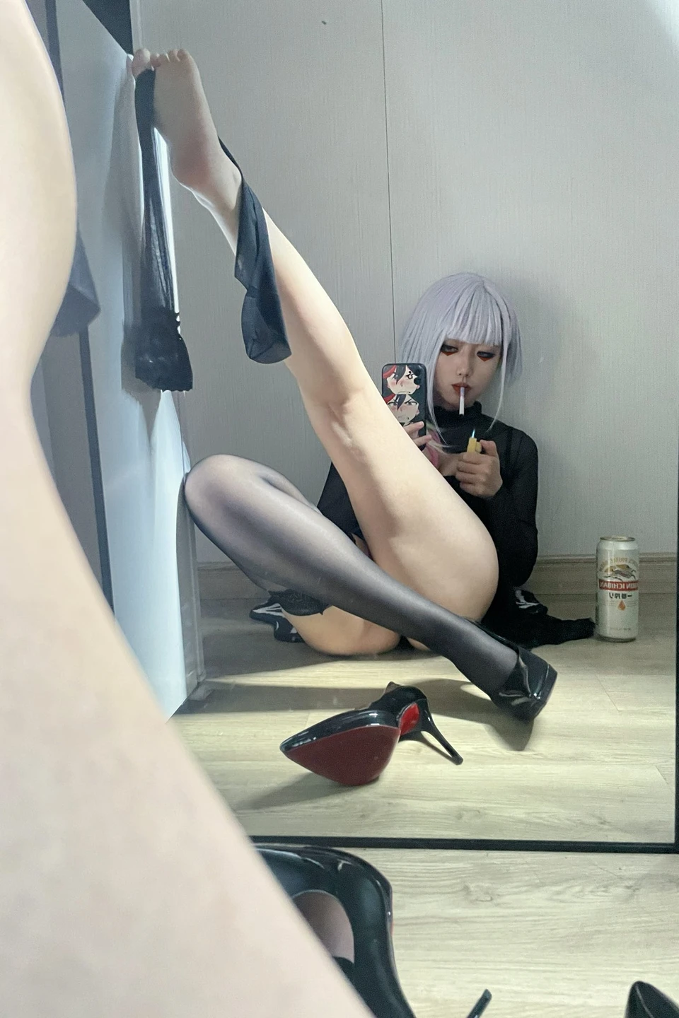 Mincemeat - No.022 2024.12 Lucy Black Stockings R17 Photo Pack 30 Photos Actual (12 photos) - Jiao Rou Ji (绞肉姬) - Photo 10 of 12