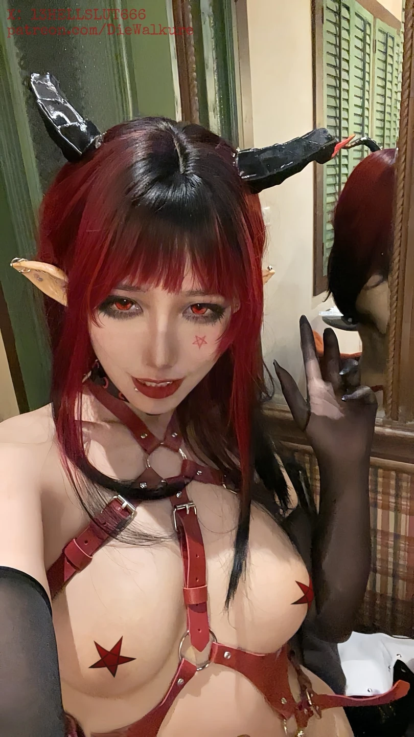 Jiao Rou Ji - No.031 2025.03 Red-haired Demon Succubus Expected & Actual (16 photos) - Jiao Rou Ji (绞肉姬) - Photo 10 of 16