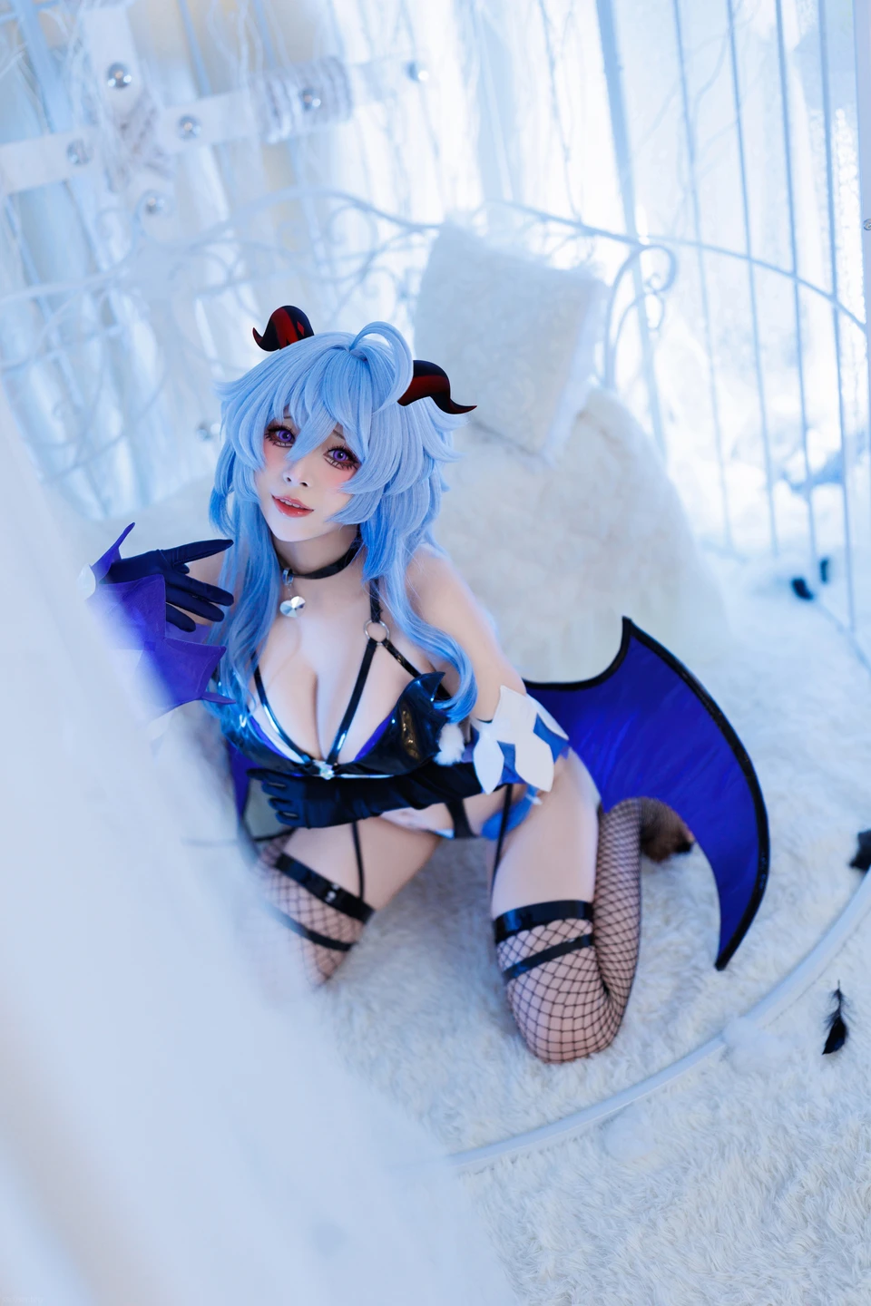 Hu Tao Mao - Ganyu Demon (73 photos) - Hu Tao Mao (胡桃猫) - Photo 3 of 73