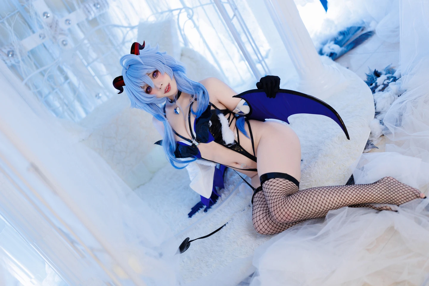 Hu Tao Mao - Ganyu Demon (73 photos) - Hu Tao Mao (胡桃猫) - Photo 12 of 73