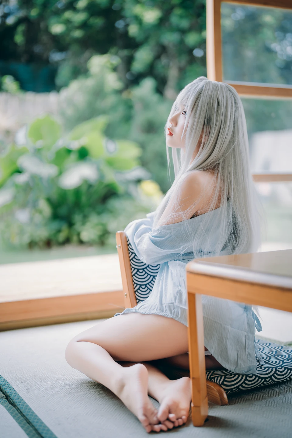 Meng Ya'er - White Swimsuit (25 photos) - Meng Ya Er (萌芽儿) - Photo 8 of 25