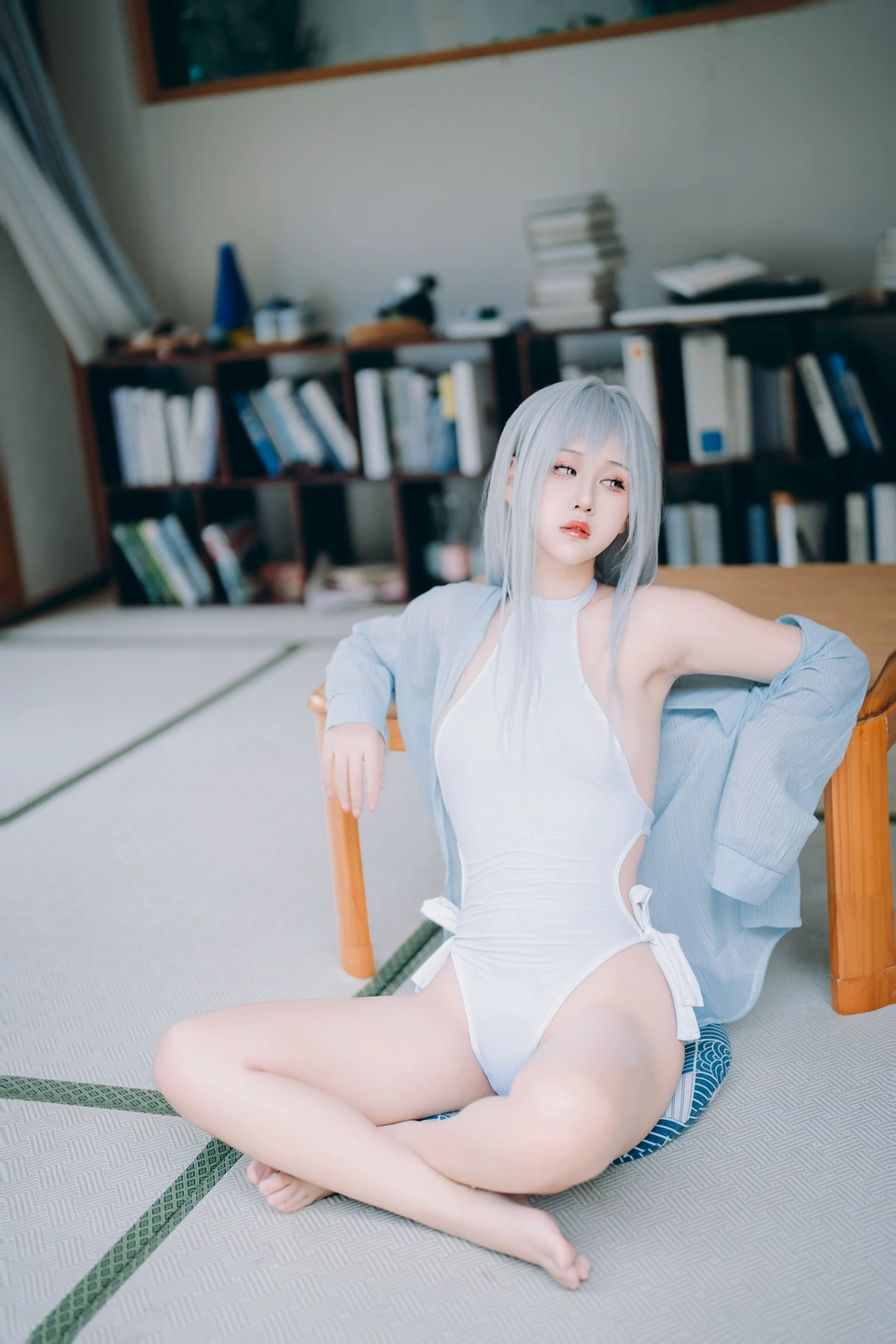 Meng Ya'er - White Swimsuit (25 photos) - Meng Ya Er (萌芽儿) - Photo 16 of 25