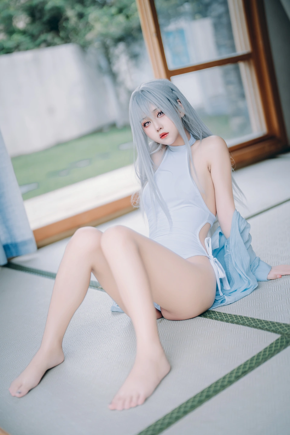 Meng Ya'er - White Swimsuit (25 photos) - Meng Ya Er (萌芽儿) - Photo 22 of 25