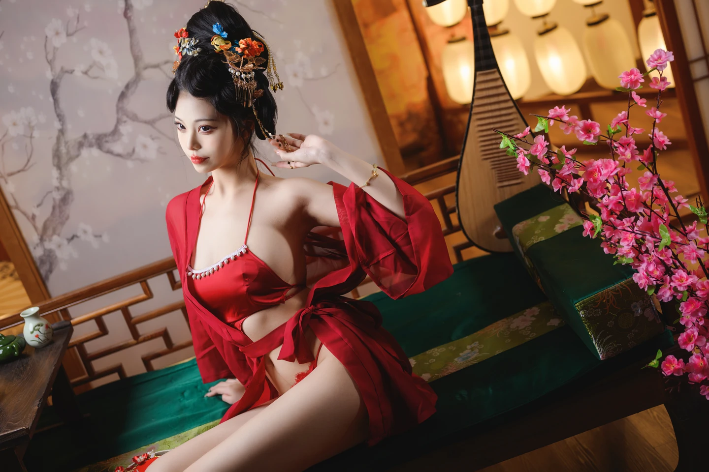 Honey Cat Fur - Tang Palace Night Banquet (61 photos) - Mi Zhi Mao Qiu (蜜汁猫裘) - Photo 4 of 61