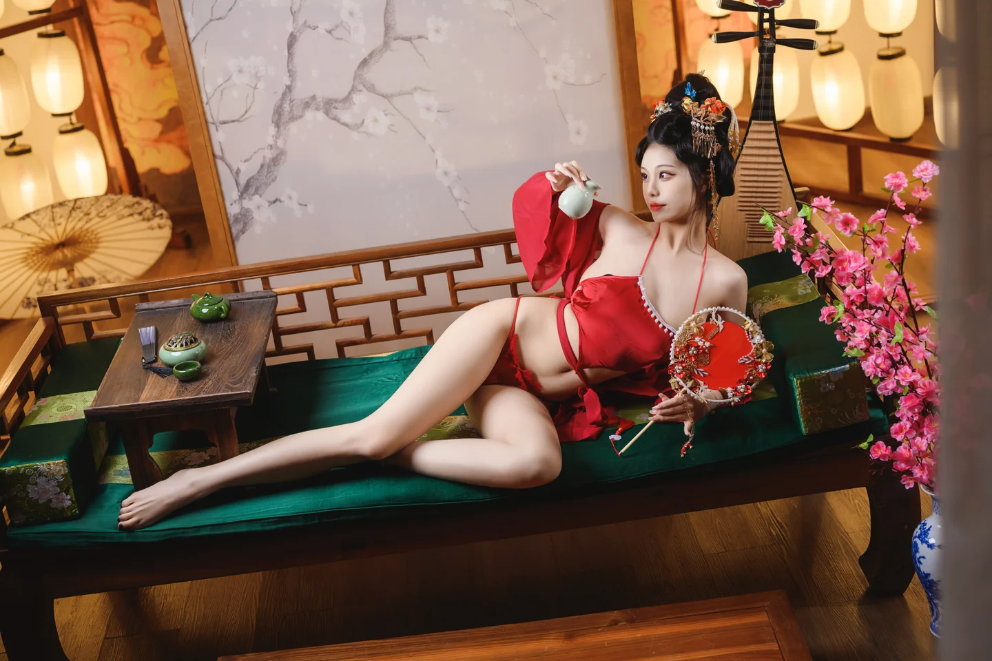 Honey Cat Fur - Tang Palace Night Banquet (61 photos) - Mi Zhi Mao Qiu (蜜汁猫裘) - Photo 9 of 61