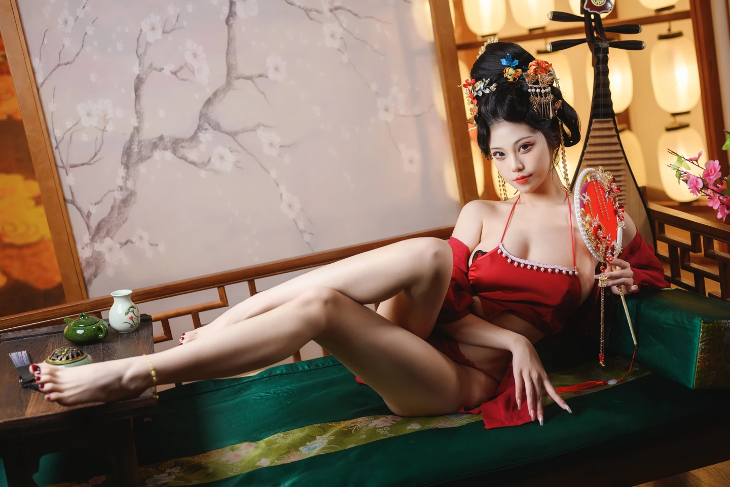 Honey Cat Fur - Tang Palace Night Banquet (61 photos) - Mi Zhi Mao Qiu (蜜汁猫裘) - Photo 14 of 61