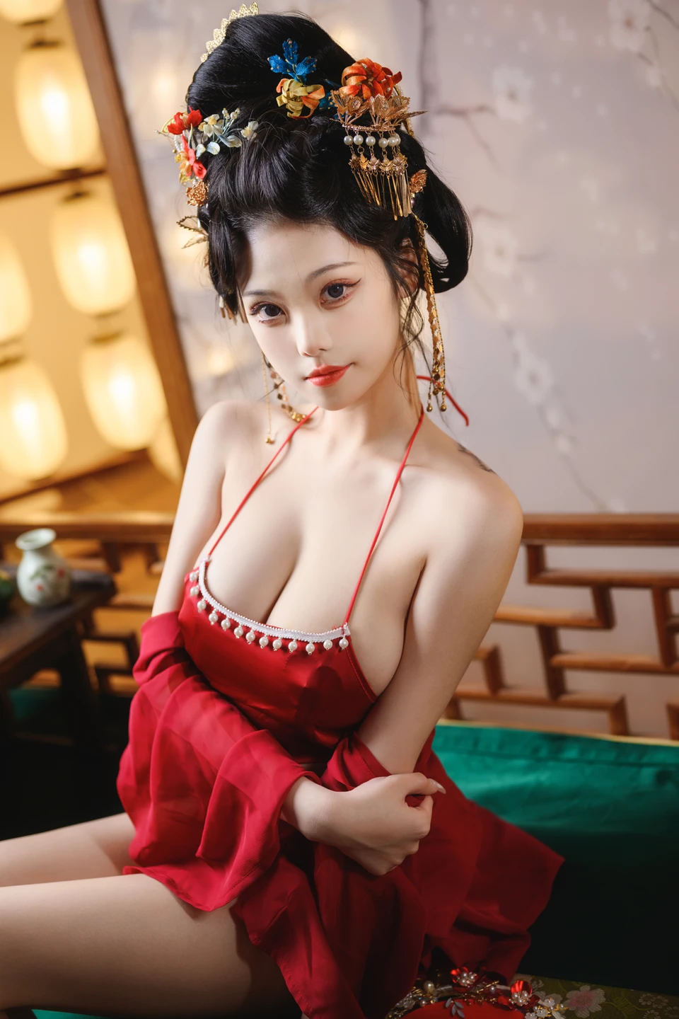 Honey Cat Fur - Tang Palace Night Banquet (61 photos) - Mi Zhi Mao Qiu (蜜汁猫裘) - Photo 16 of 61