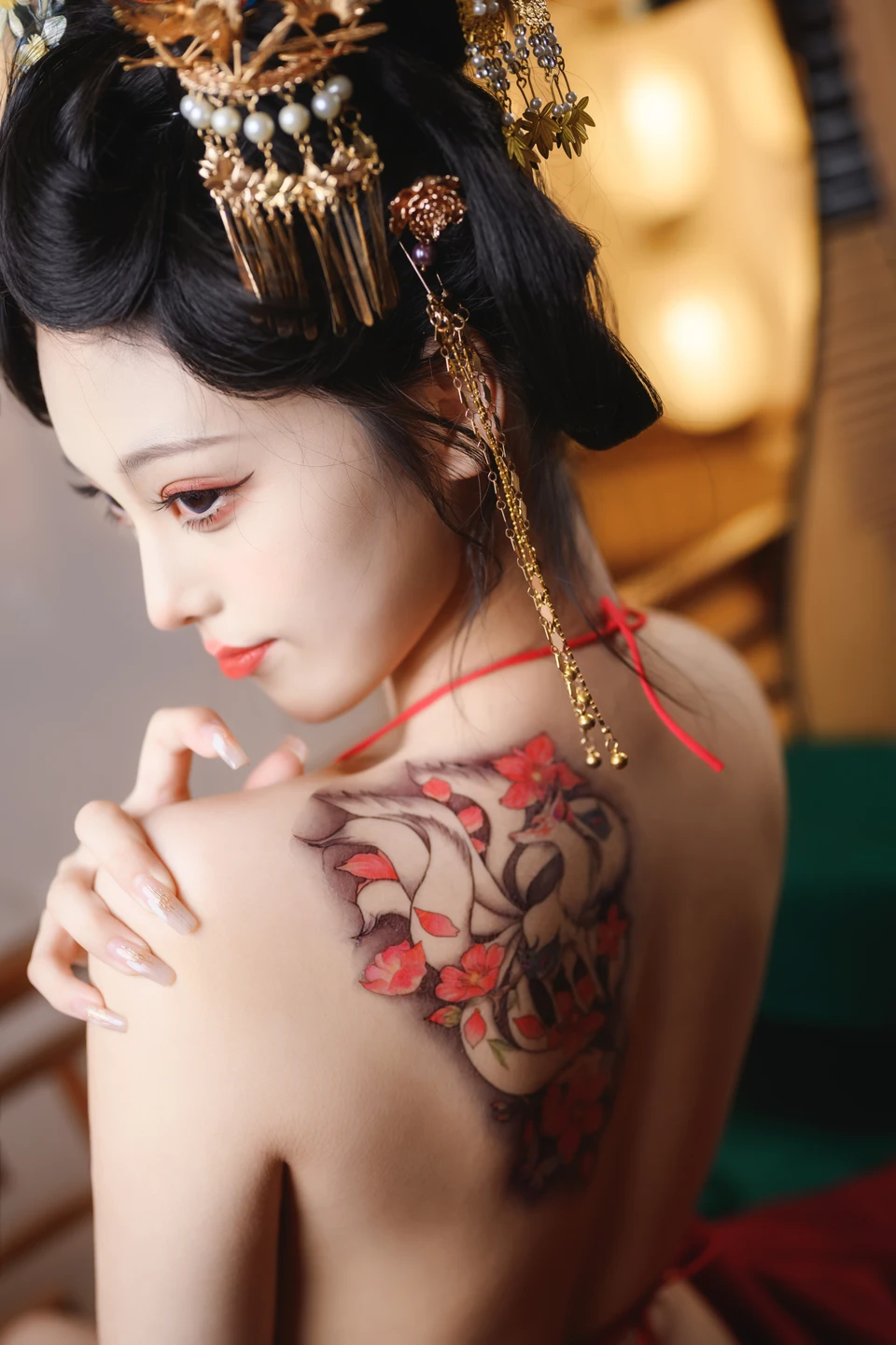 Honey Cat Fur - Tang Palace Night Banquet (61 photos) - Mi Zhi Mao Qiu (蜜汁猫裘) - Photo 18 of 61