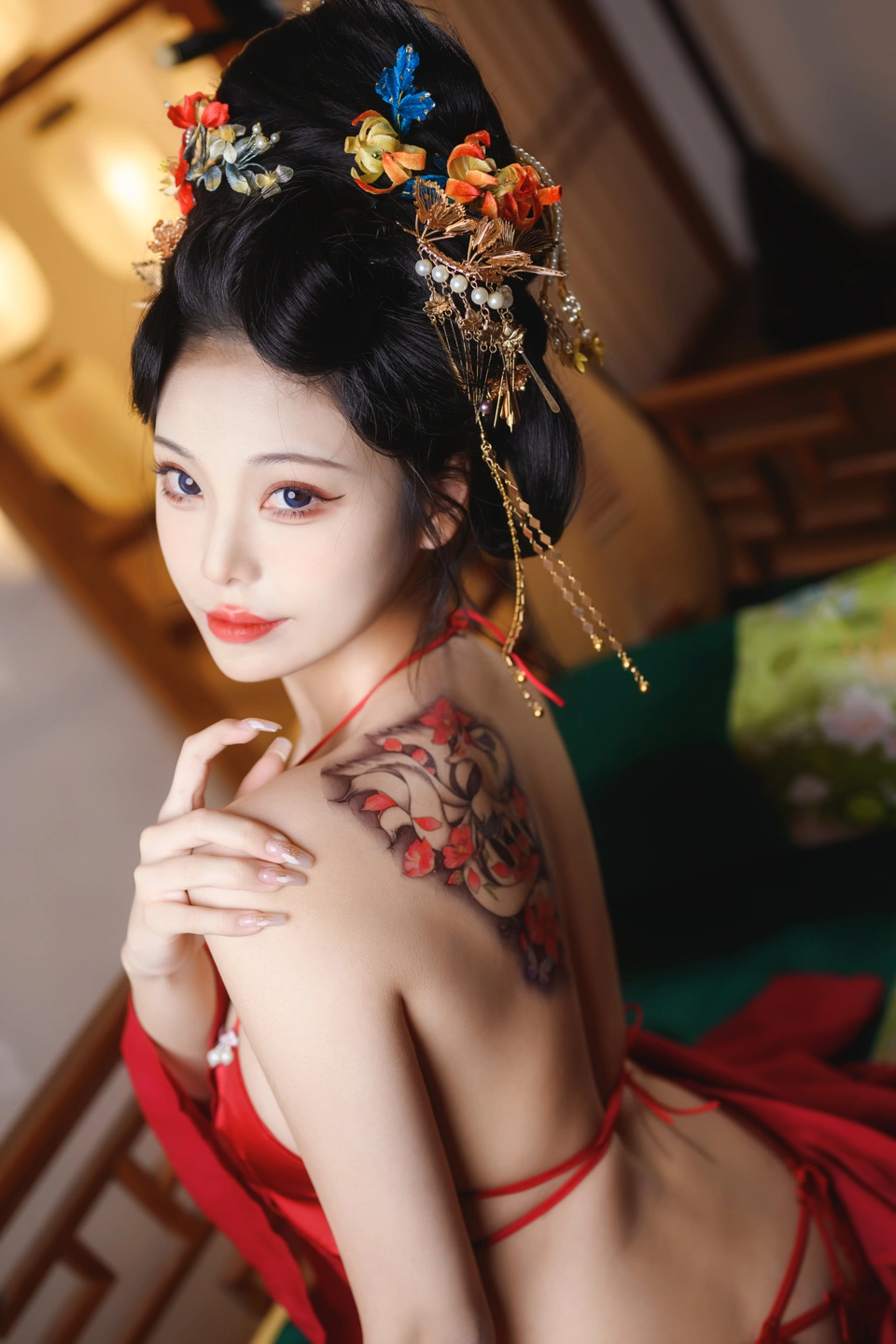 Honey Cat Fur - Tang Palace Night Banquet (61 photos) - Mi Zhi Mao Qiu (蜜汁猫裘) - Photo 19 of 61
