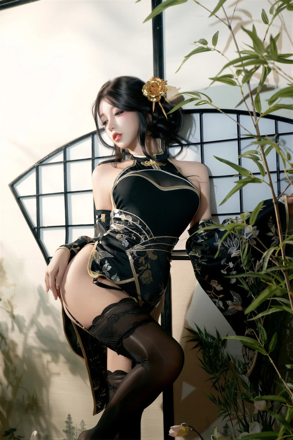 Expired Rice Noodles Miao - No.170 Miss Yu (49 photos) - Guo Qi Mi Xian Xian Miao (过期米线线喵) - Photo 5 of 49