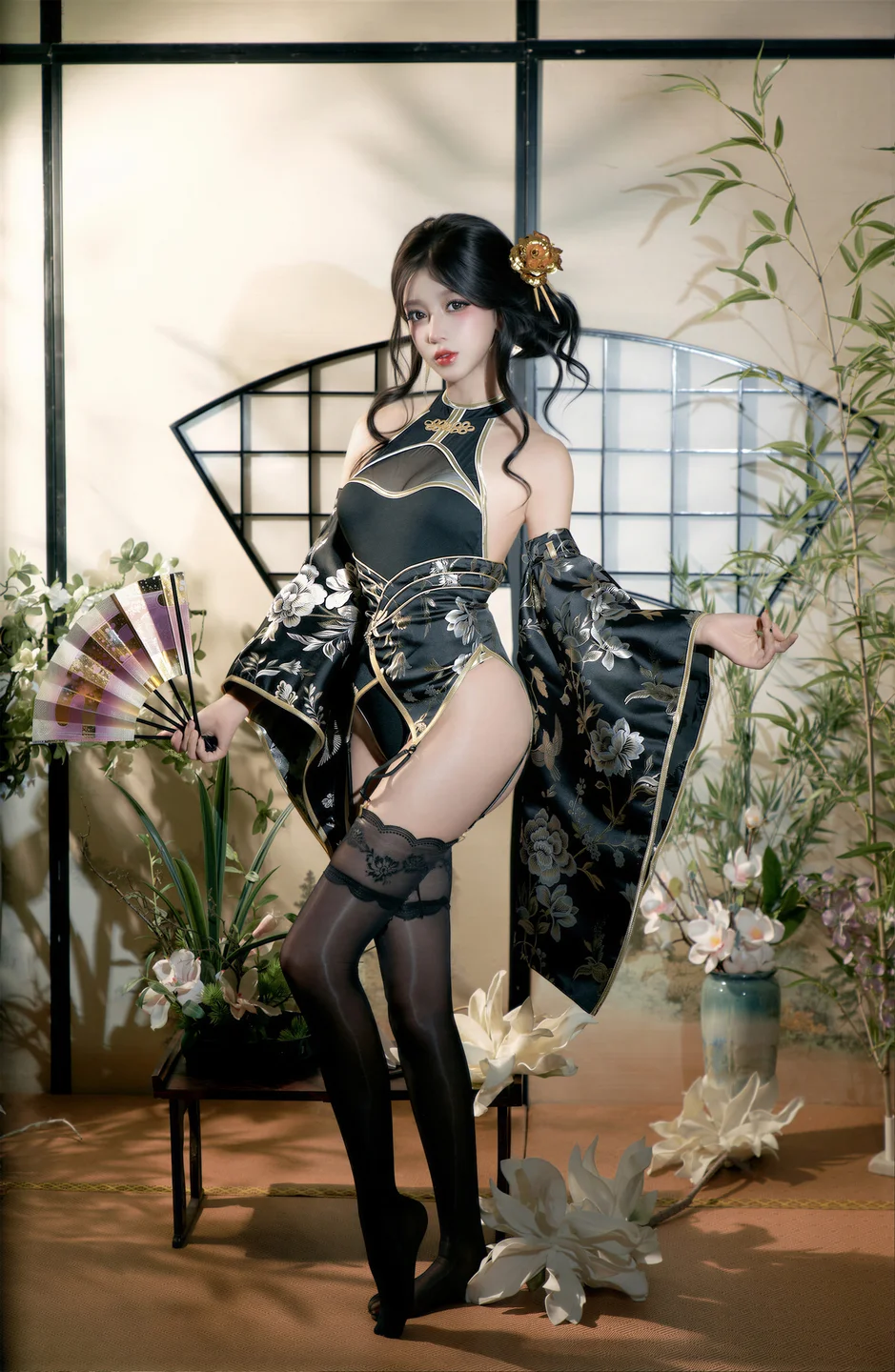 Expired Rice Noodles Miao - No.170 Miss Yu (49 photos) - Guo Qi Mi Xian Xian Miao (过期米线线喵) - Photo 6 of 49