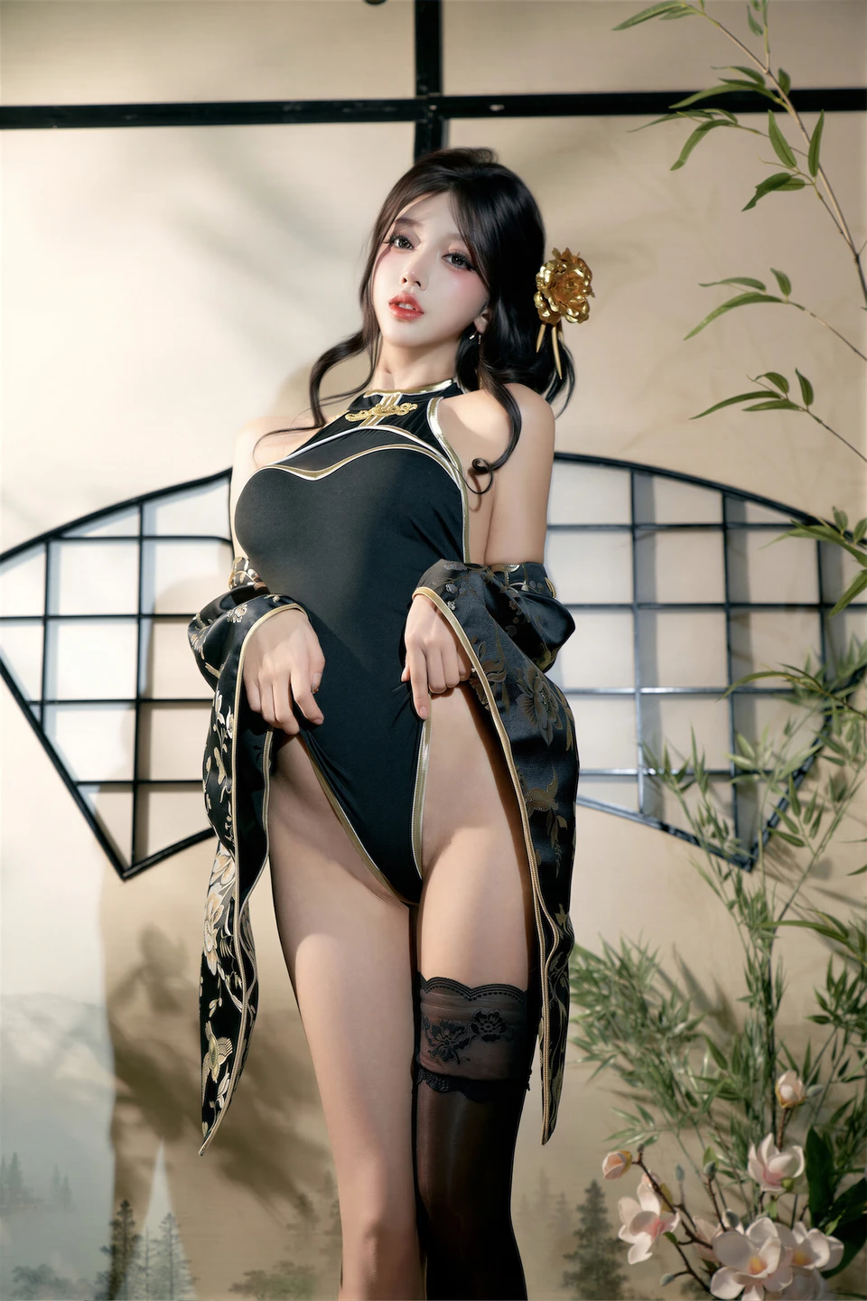 Expired Rice Noodles Miao - No.170 Miss Yu (49 photos) - Guo Qi Mi Xian Xian Miao (过期米线线喵) - Photo 17 of 49