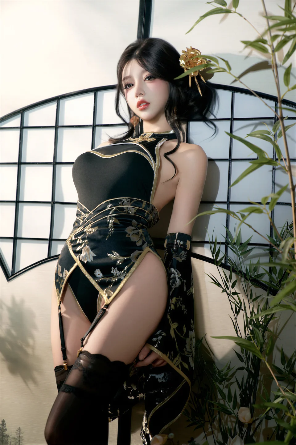 Expired Rice Noodles Miao - No.170 Miss Yu (49 photos) - Guo Qi Mi Xian Xian Miao (过期米线线喵) - Photo 32 of 49