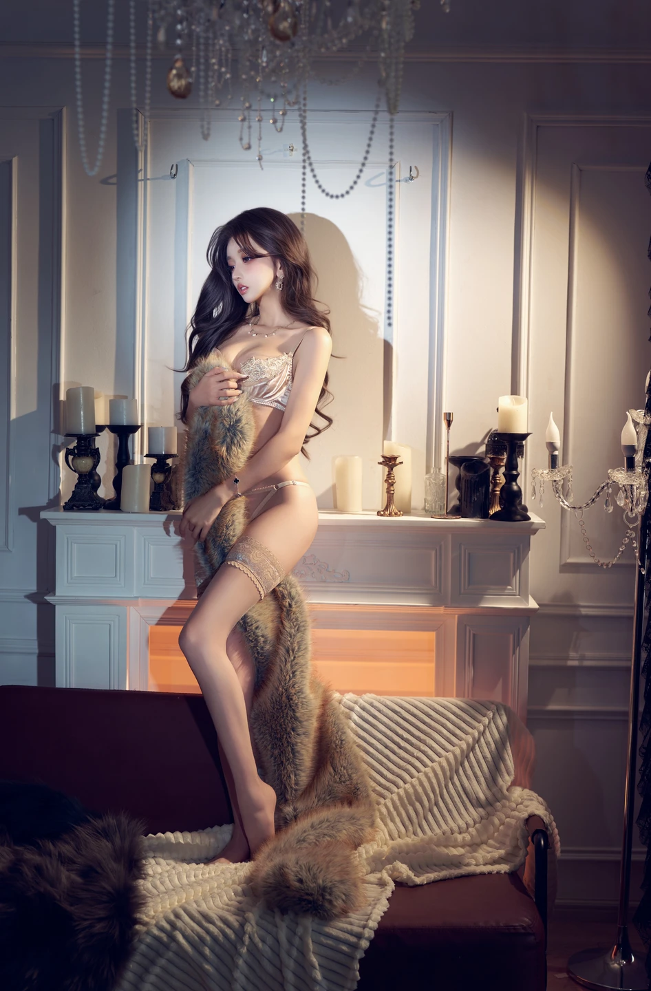 Guo Qi Mixianxian Miao - No.175 Gilded Dream (53 photos) - Guo Qi Mi Xian Xian Miao (过期米线线喵) - Photo 46 of 53