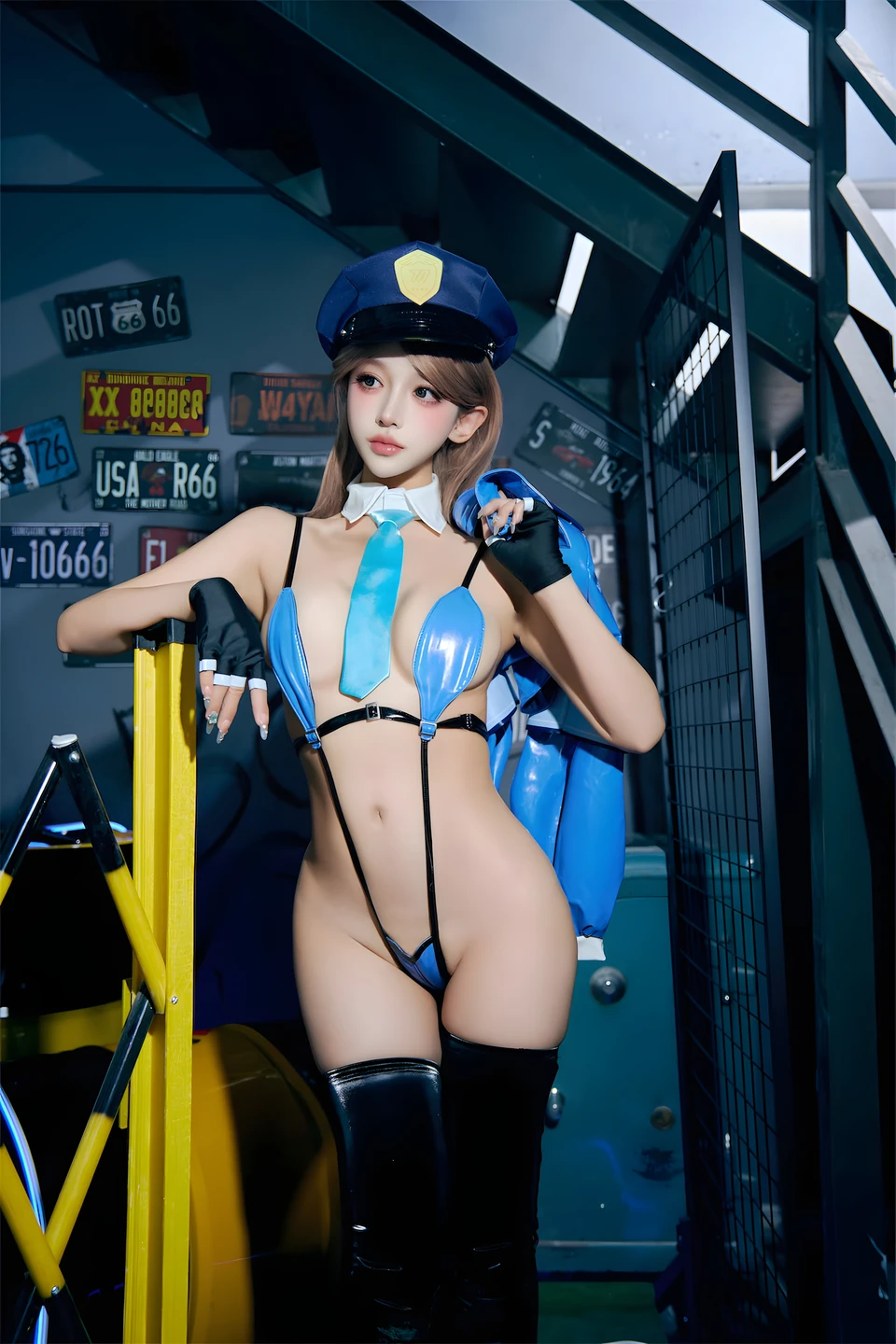 guo-qi-mi-xian-xian-miao - No.178 Female Police Officer (59 photos) - Guo Qi Mi Xian Xian Miao (过期米线线喵) - Photo 49 of 59