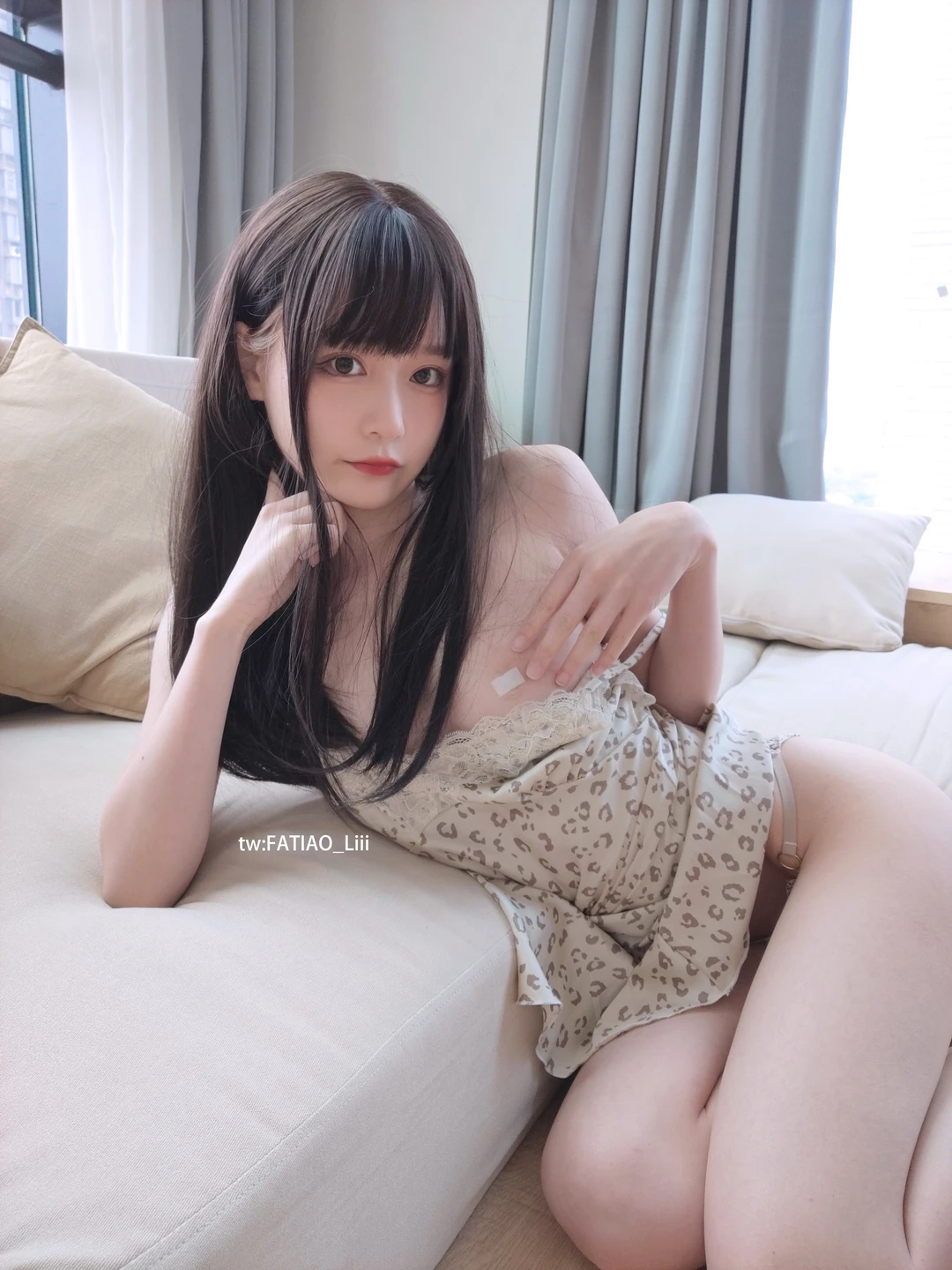 Mysterious Dai Li - NO.003 Leopard Print Pajamas (100 photos) - Mi Zhi Ai Li (迷之呆梨) - Photo 84 of 100