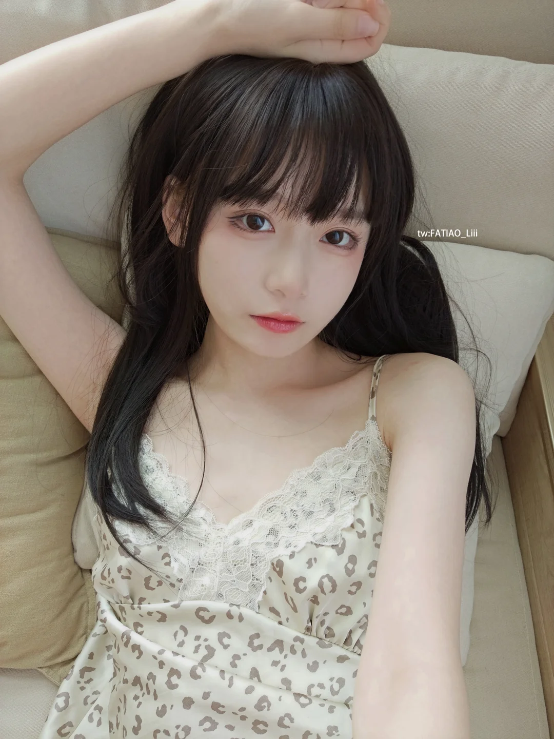 Mysterious Dai Li - NO.003 Leopard Print Pajamas (100 photos) - Mi Zhi Ai Li (迷之呆梨) - Photo 97 of 100