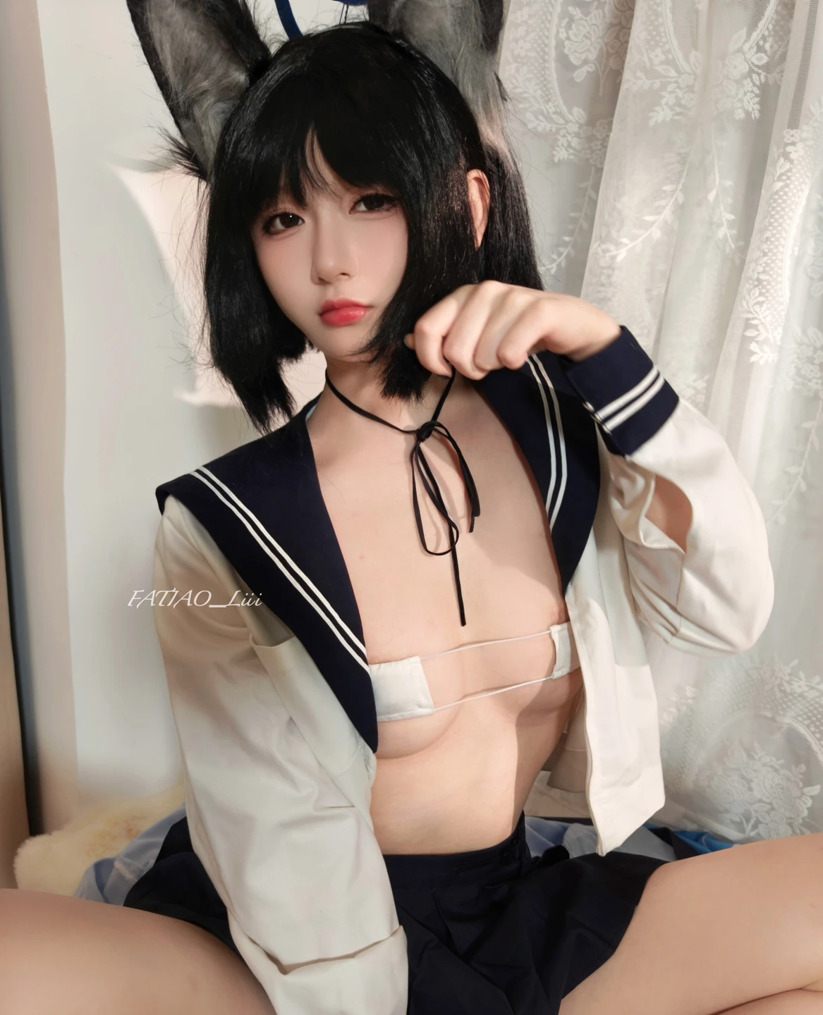 Mysterious Dull Pear – NO.060 Wisteria [89P-121.5M] (91 photos) - Mi Zhi Ai Li (迷之呆梨) - Photo 19 of 91