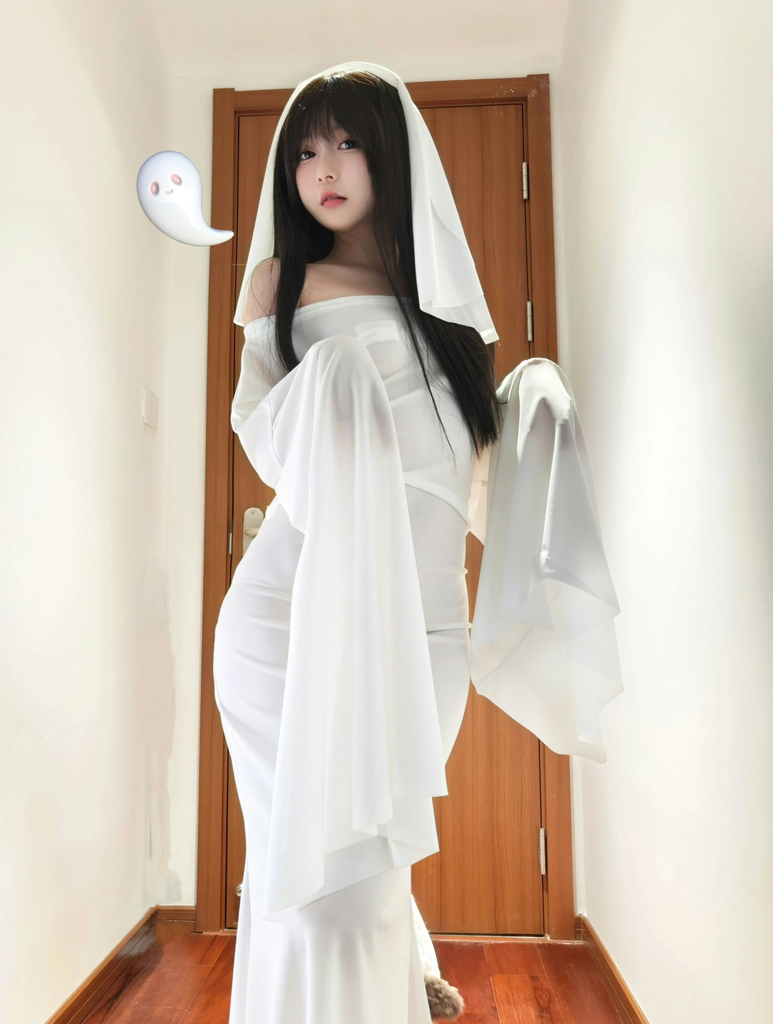 Mysterious Dai Li - NO.063 Halloween Costume Ghost Girl [40P-587.3M] (42 photos) - Mi Zhi Ai Li (迷之呆梨) - Photo 1 of 42