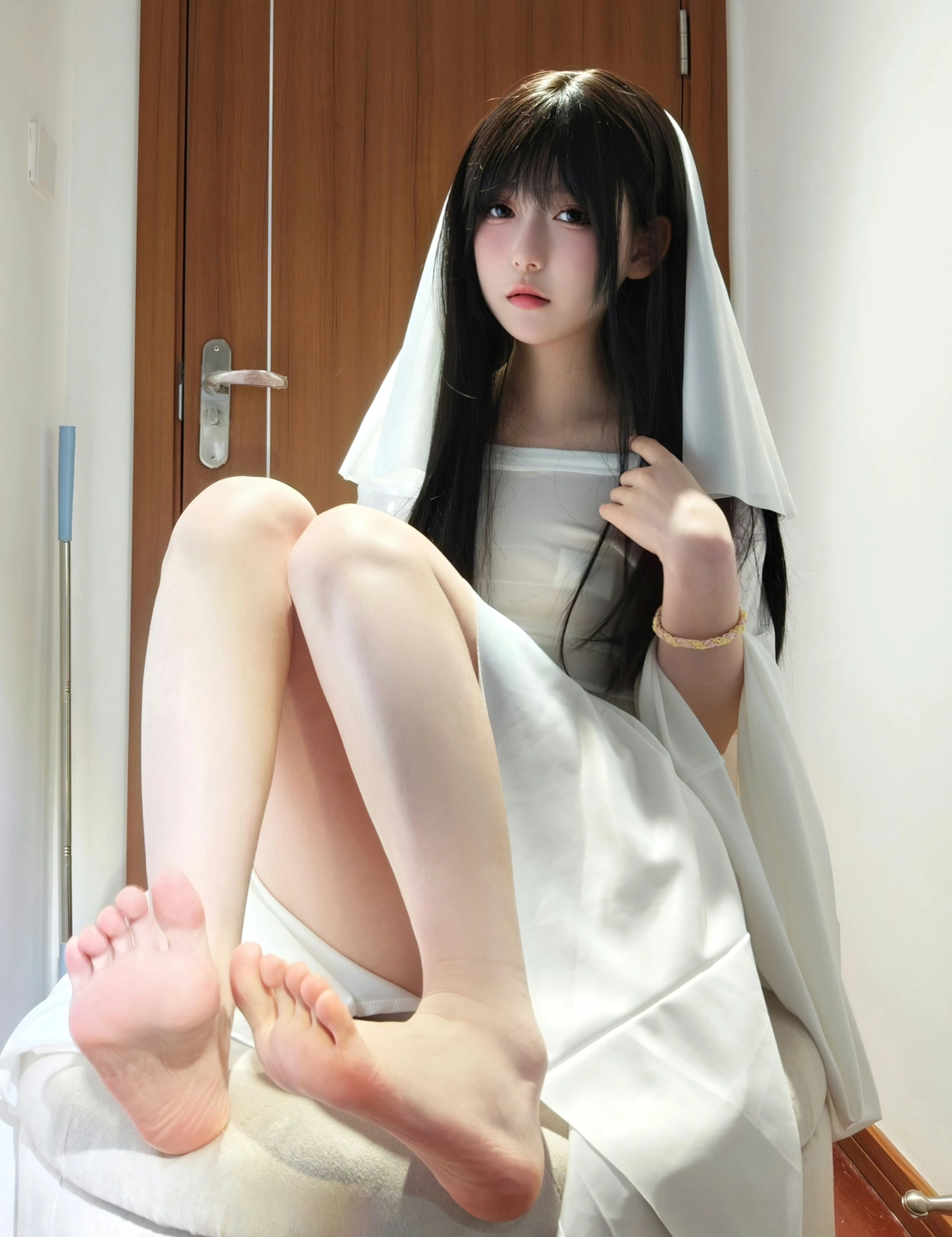 Mysterious Dai Li - NO.063 Halloween Costume Ghost Girl [40P-587.3M] (42 photos) - Mi Zhi Ai Li (迷之呆梨) - Photo 38 of 42