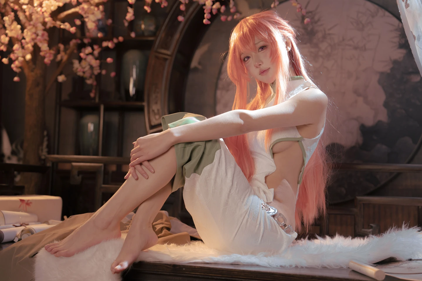 A-Bao is a Bunny Girl - Azur Lane - English Constellation Cheongsam (30 photos) - A Bao Ye Shi Tu Niang (阿包也是兔娘) - Photo 17 of 30