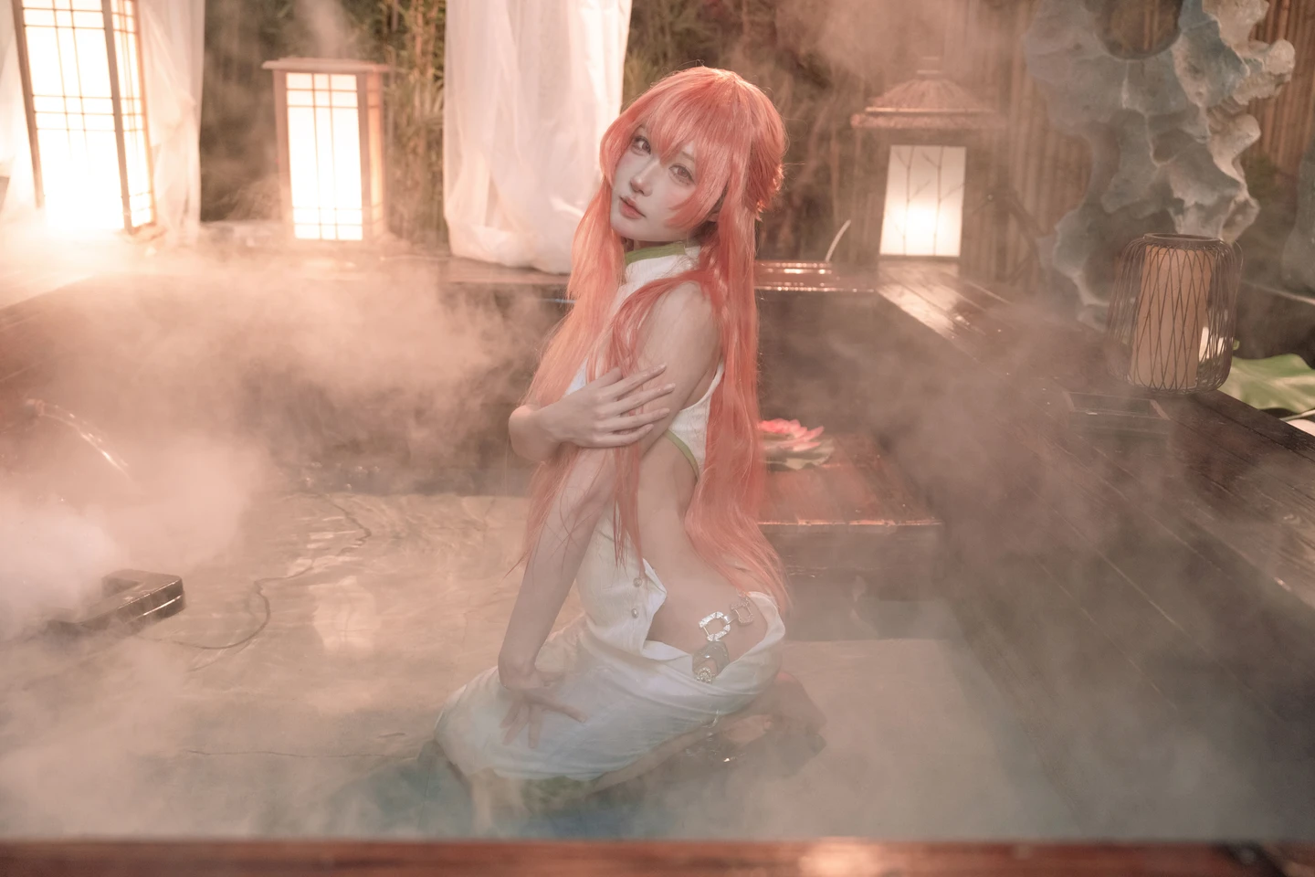 A-Bao is a Bunny Girl - Azur Lane - English Constellation Cheongsam (30 photos) - A Bao Ye Shi Tu Niang (阿包也是兔娘) - Photo 22 of 30
