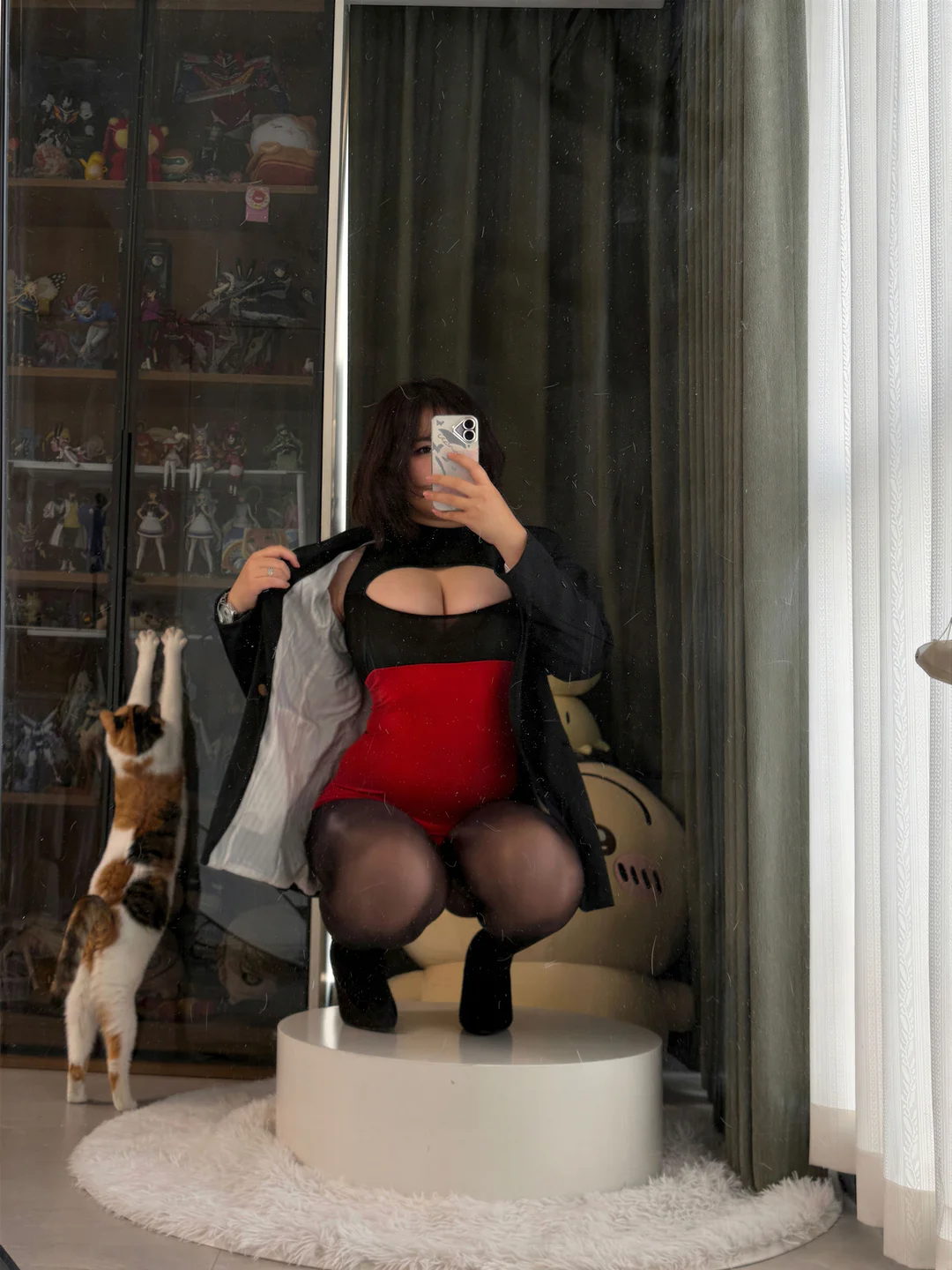 A Ban Today Is Happy - No.047 Office Worker Selfie [76P, (76 photos) - A Ban Jin Tian Hen Kai Xin (阿半今天很开心 ) - Photo 25 of 76
