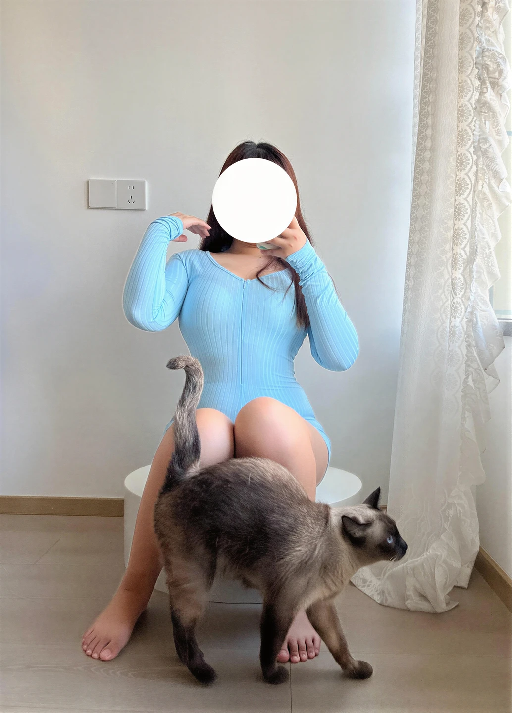 [private] A-Ban-Jin-Tian-Hen-Kai-Xin - No.067 Blue Little Dessert (25 photos) - A Ban Jin Tian Hen Kai Xin (阿半今天很开心 ) - Photo 1 of 25