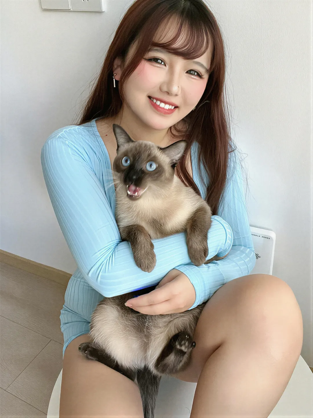[private] A-Ban-Jin-Tian-Hen-Kai-Xin - No.067 Blue Little Dessert (25 photos) - A Ban Jin Tian Hen Kai Xin (阿半今天很开心 ) - Photo 25 of 25