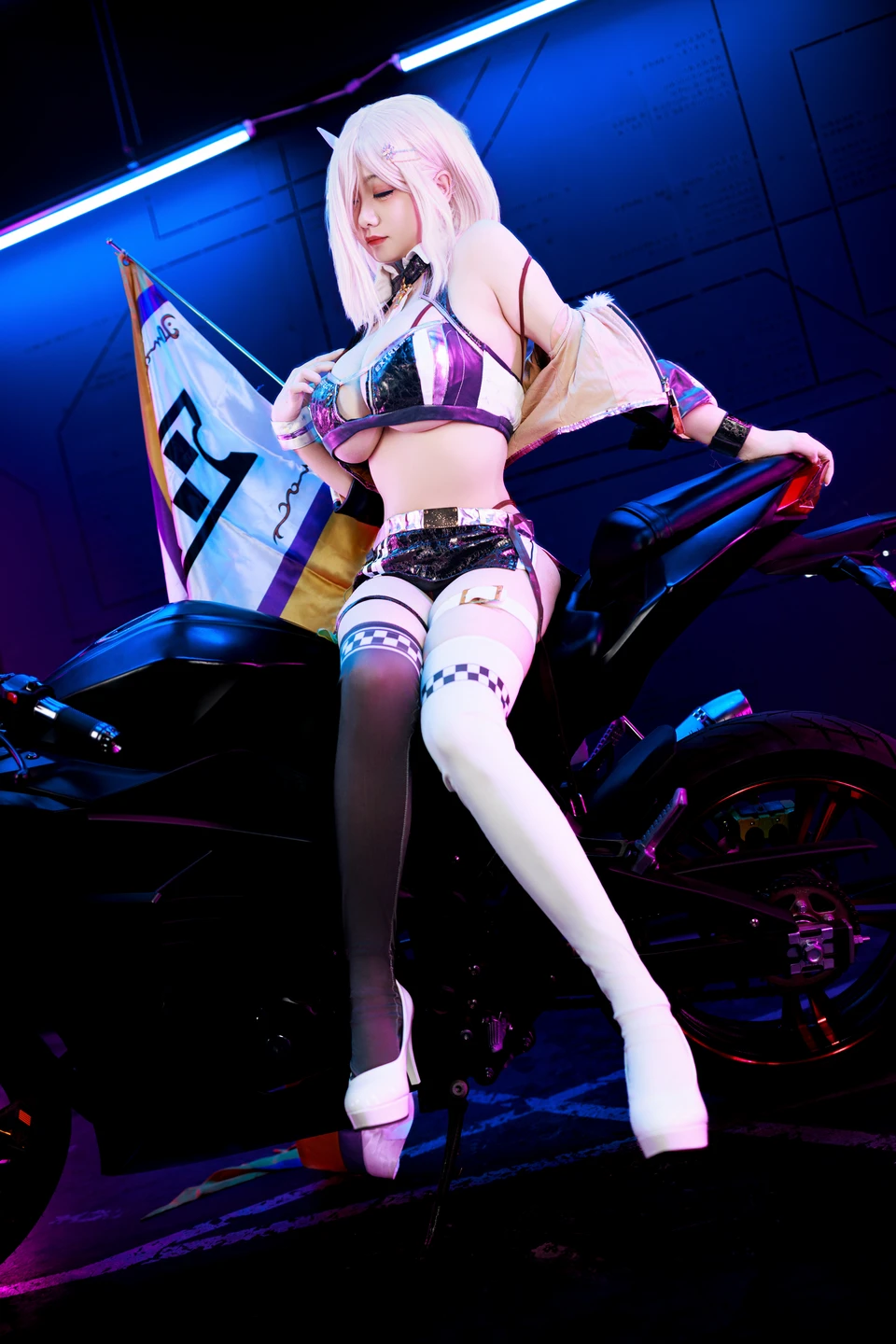 a-xue-xue - No.017 Maid Racing [90P, (90 photos) - A Xue Xue (阿雪雪) - Photo 51 of 90