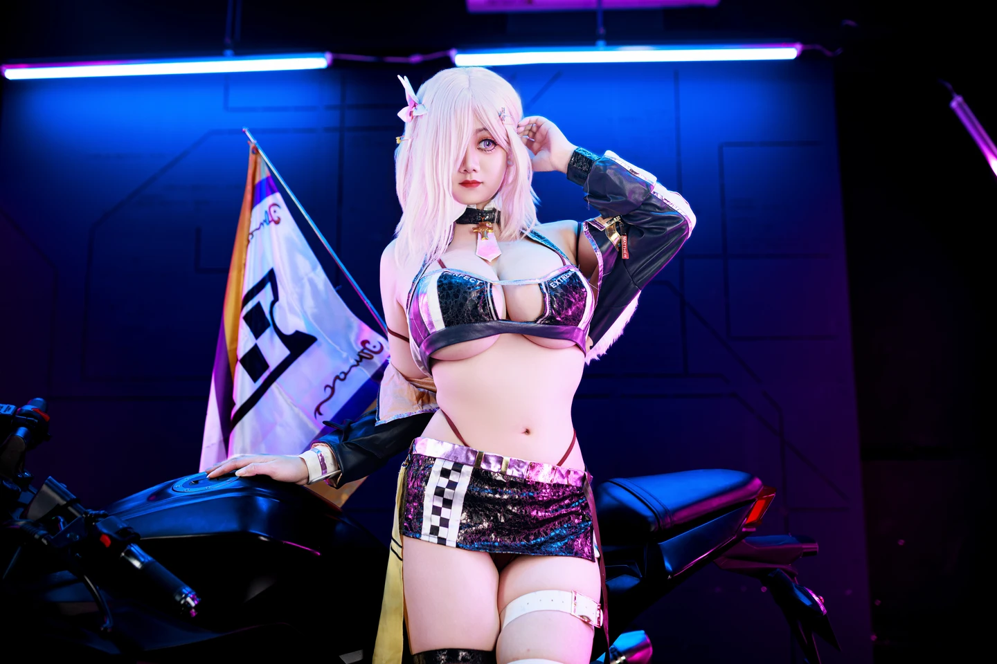 a-xue-xue - No.017 Maid Racing [90P, (90 photos) - A Xue Xue (阿雪雪) - Photo 57 of 90