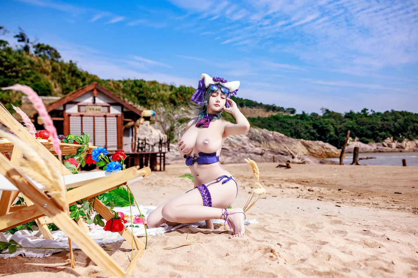 a-xue-xue - No.057 Cherries Swimsuit (86 photos) - A Xue Xue (阿雪雪) - Photo 11 of 86