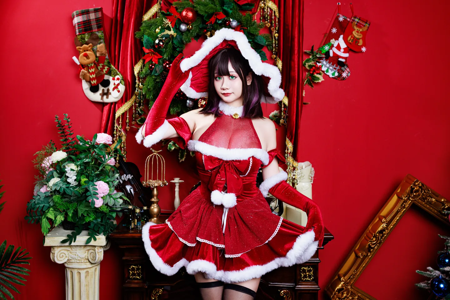 a-xue-xue - No.063 Christmas Witch [122P,4V-4.85GB]03 (23 photos) - A Xue Xue (阿雪雪) - Photo 1 of 23