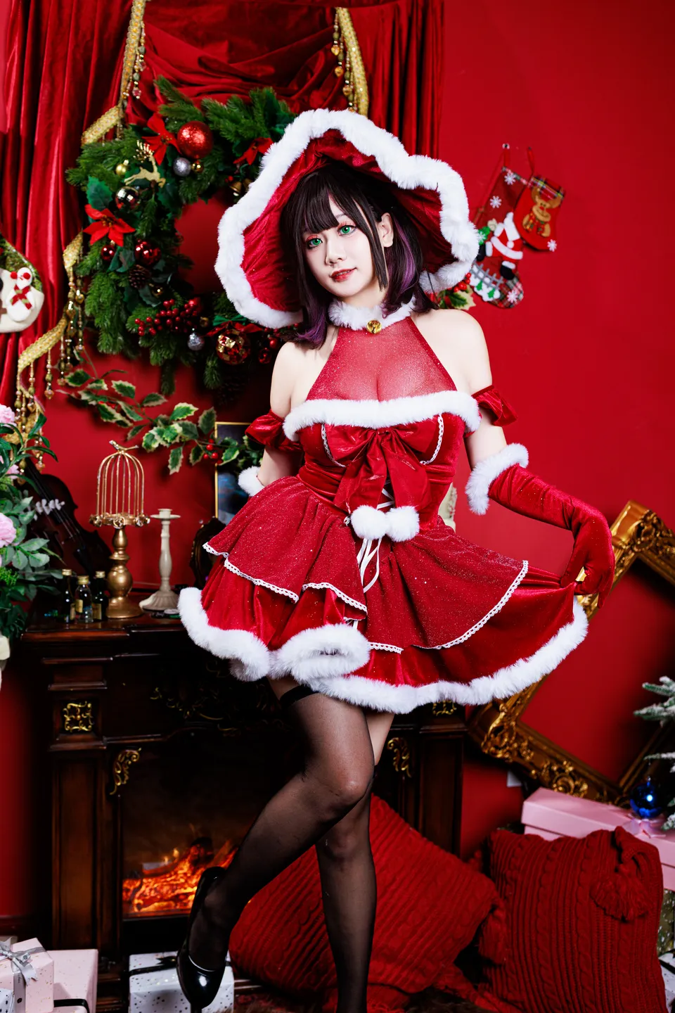 a-xue-xue - No.063 Christmas Witch [122P,4V-4.85GB]03 (23 photos) - A Xue Xue (阿雪雪) - Photo 5 of 23