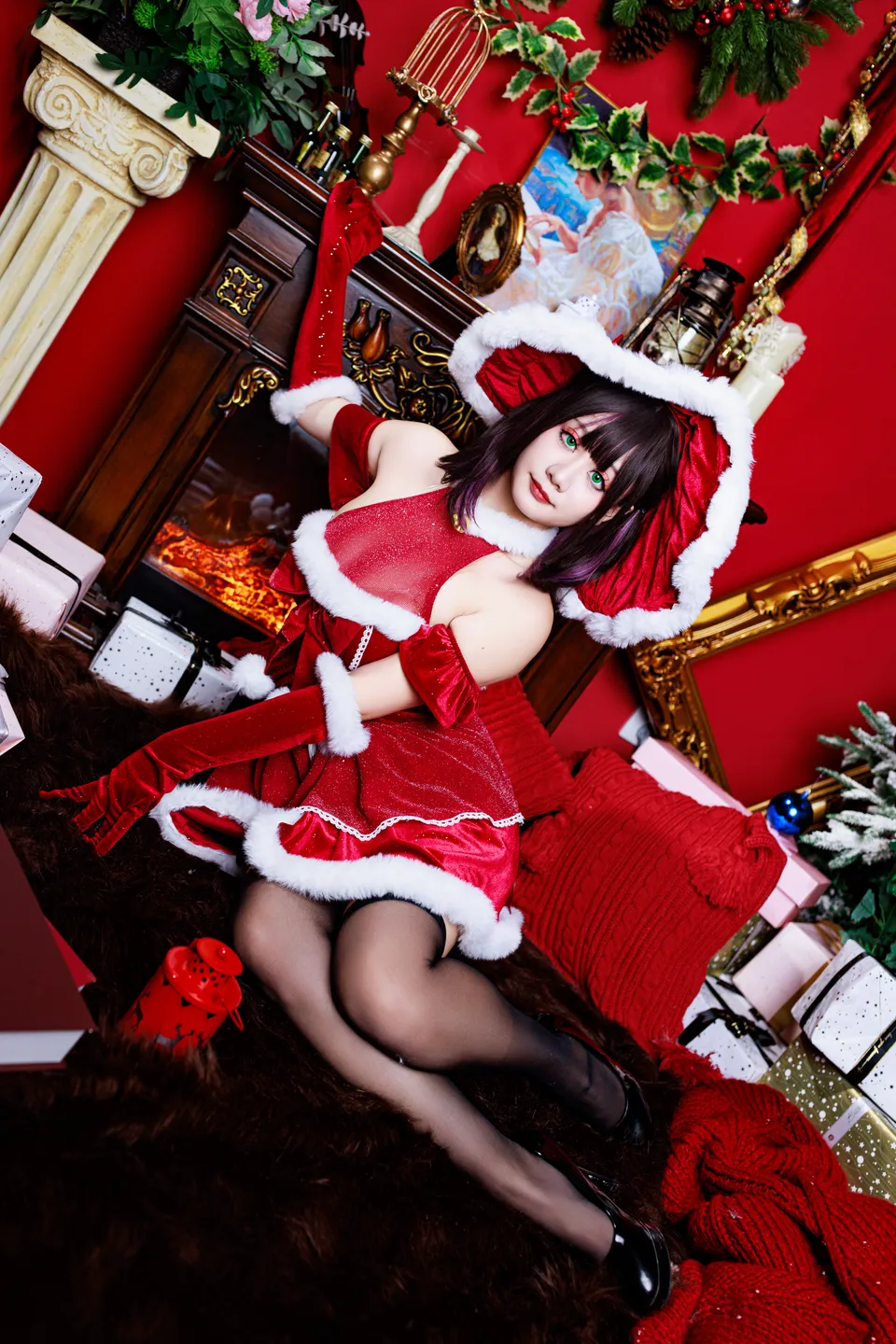 a-xue-xue - No.063 Christmas Witch [122P,4V-4.85GB]03 (23 photos) - A Xue Xue (阿雪雪) - Photo 16 of 23