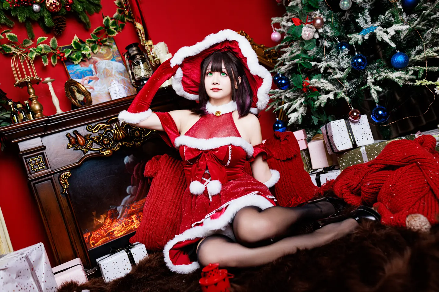 a-xue-xue - No.063 Christmas Witch [122P,4V-4.85GB]03 (23 photos) - A Xue Xue (阿雪雪) - Photo 17 of 23