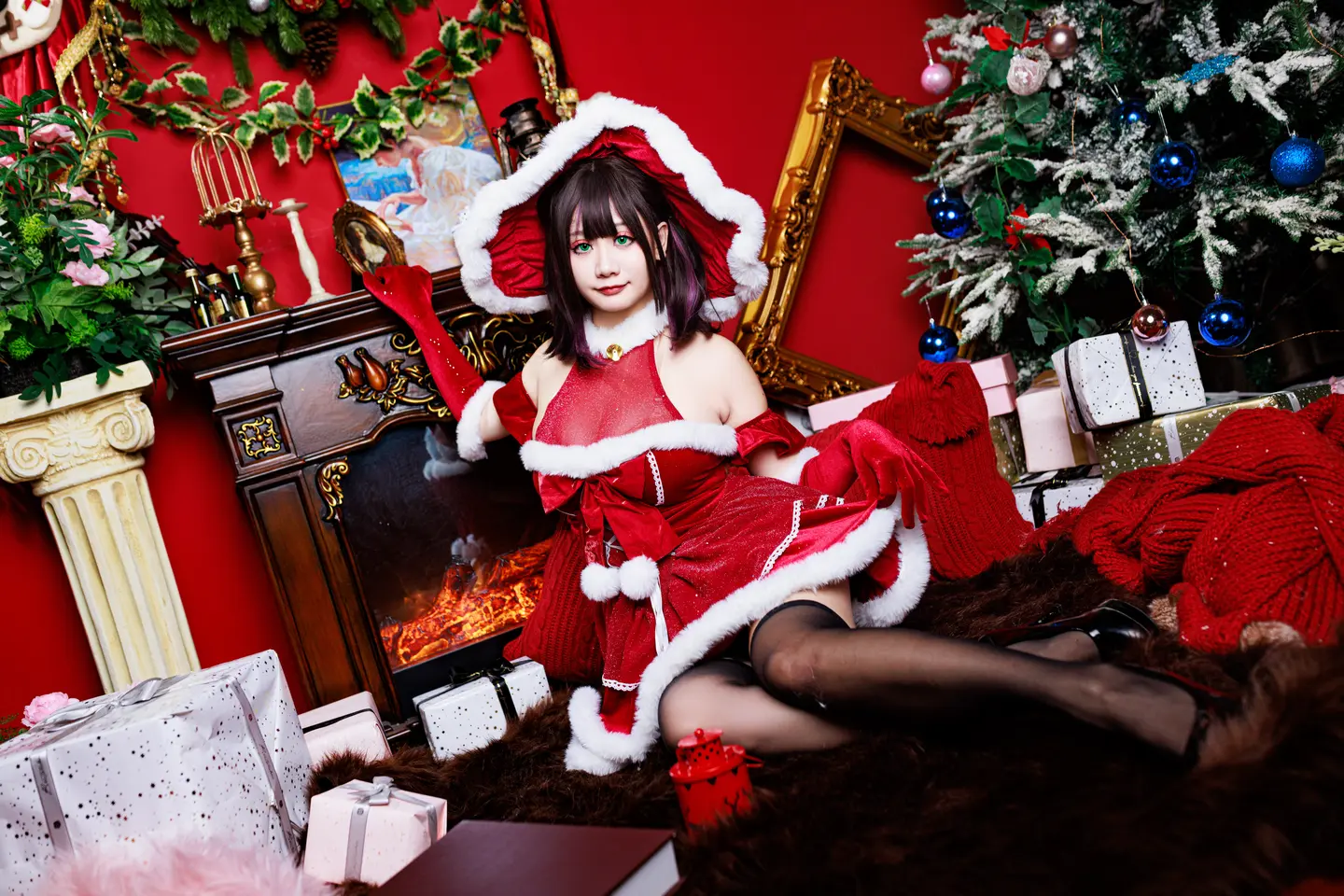 a-xue-xue - No.063 Christmas Witch [122P,4V-4.85GB]03 (23 photos) - A Xue Xue (阿雪雪) - Photo 19 of 23