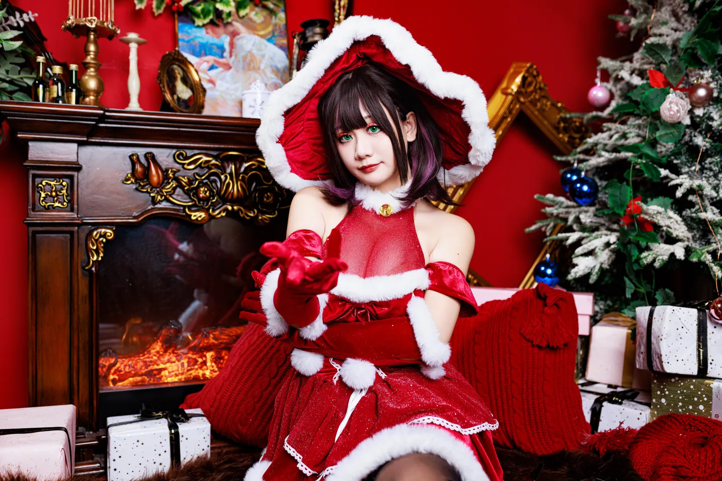 a-xue-xue - No.063 Christmas Witch [122P,4V-4.85GB]03 (23 photos) - A Xue Xue (阿雪雪) - Photo 23 of 23