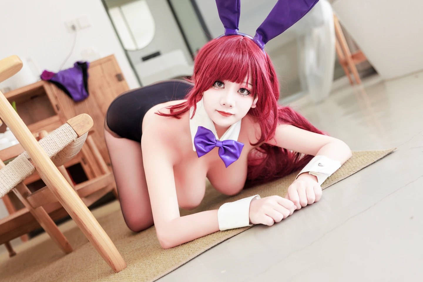 a-xue-xue - No.065 Fate/Grand Order Scathach Bunny Girl [99P, (99 photos) - A Xue Xue (阿雪雪) - Photo 52 of 99