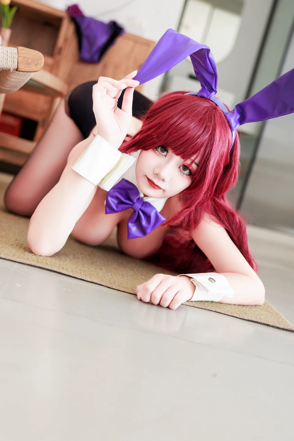 a-xue-xue - No.065 Fate/Grand Order Scathach Bunny Girl [99P, (99 photos) - A Xue Xue (阿雪雪) - Photo 53 of 99