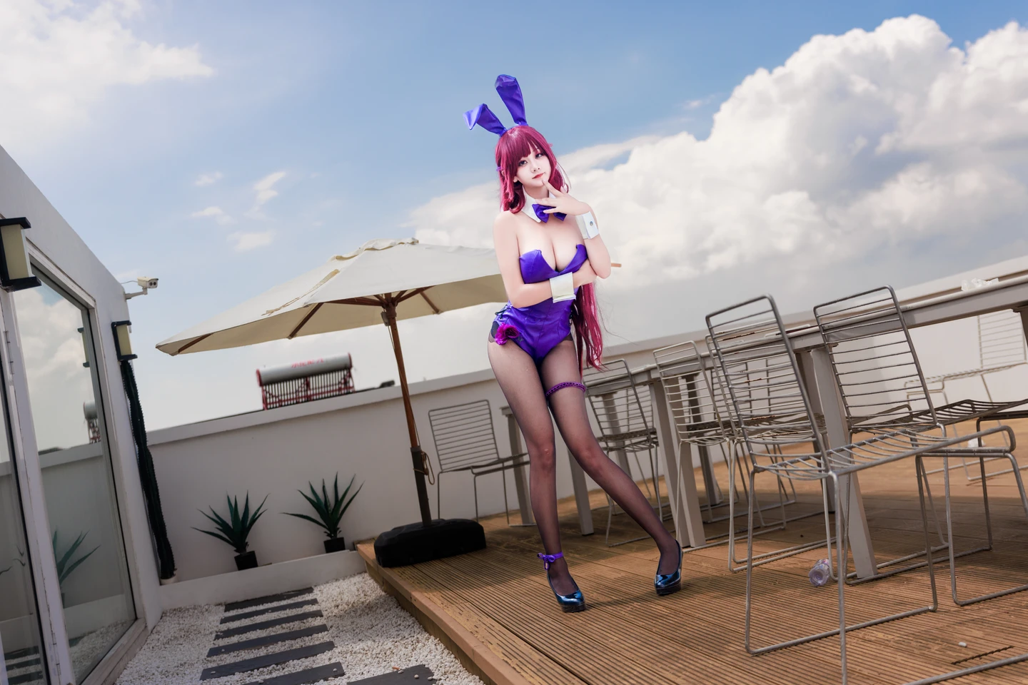a-xue-xue - No.065 Fate/Grand Order Scathach Bunny Girl [99P, (99 photos) - A Xue Xue (阿雪雪) - Photo 78 of 99