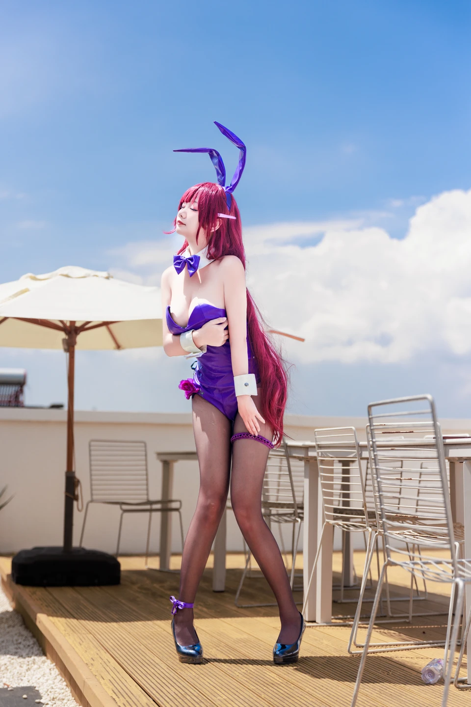 a-xue-xue - No.065 Fate/Grand Order Scathach Bunny Girl [99P, (99 photos) - A Xue Xue (阿雪雪) - Photo 79 of 99