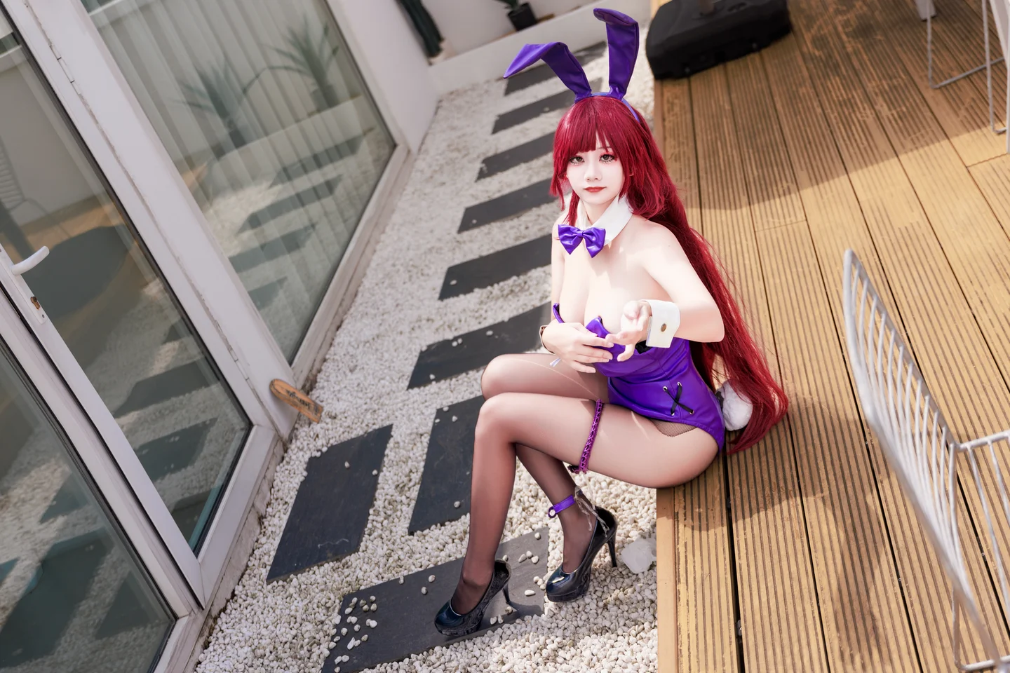 a-xue-xue - No.065 Fate/Grand Order Scathach Bunny Girl [99P, (99 photos) - A Xue Xue (阿雪雪) - Photo 99 of 99